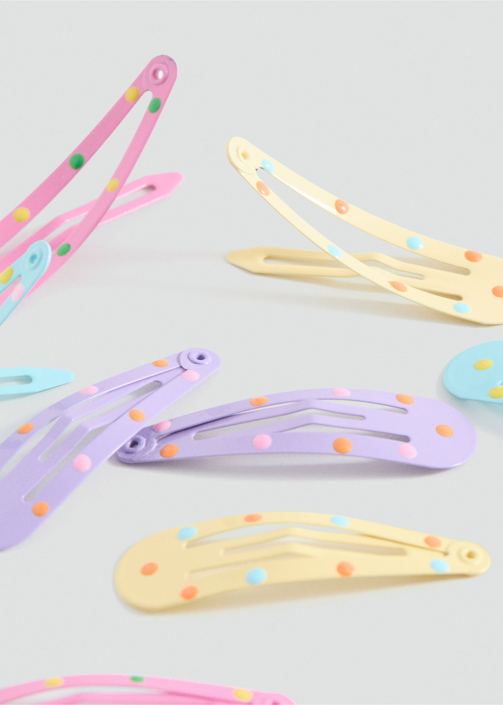 Set clips - Middenvlak, Roze. Ref: 87022532-00.