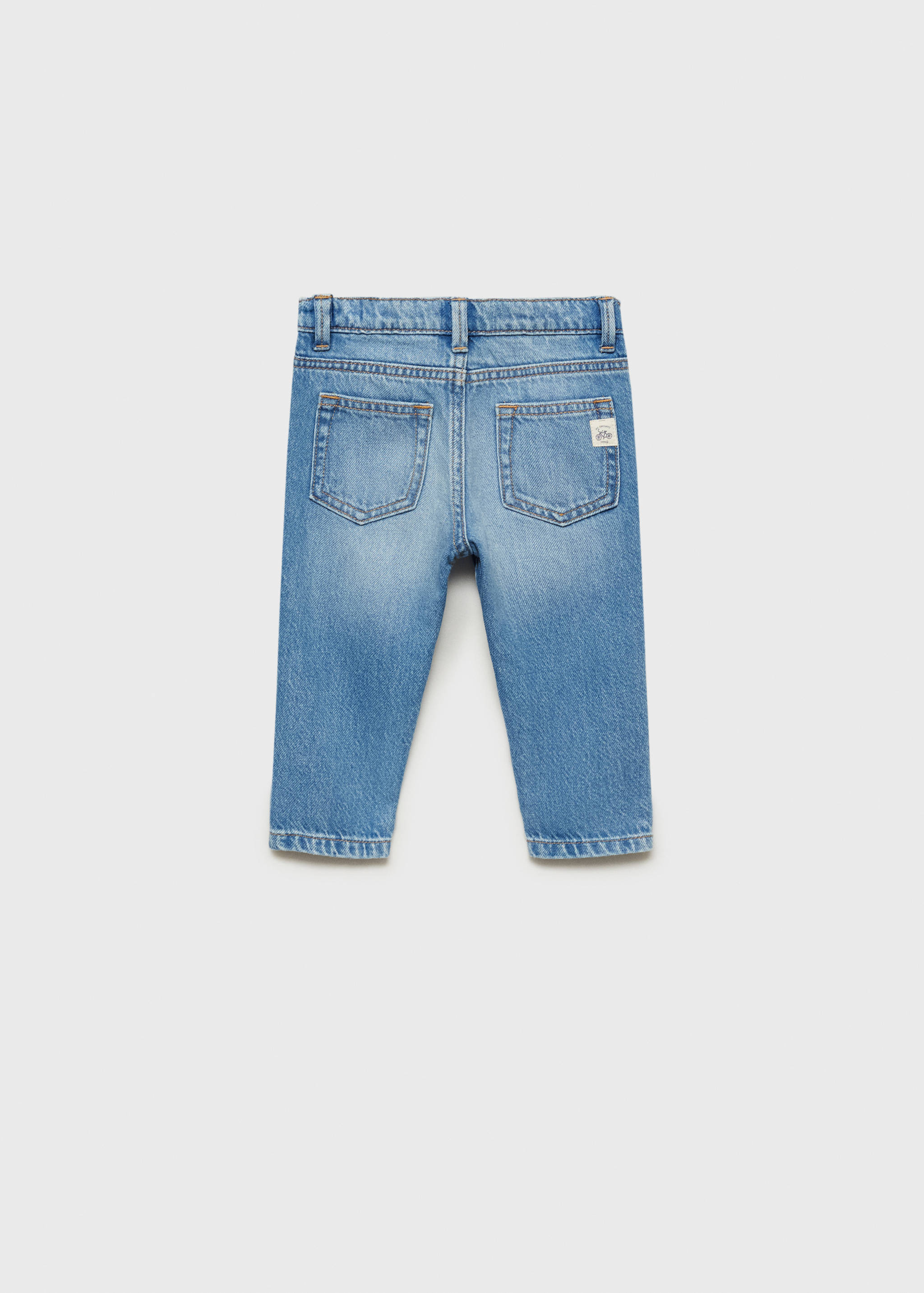 Ripped details skinny-fit jeans - Reverse of the article