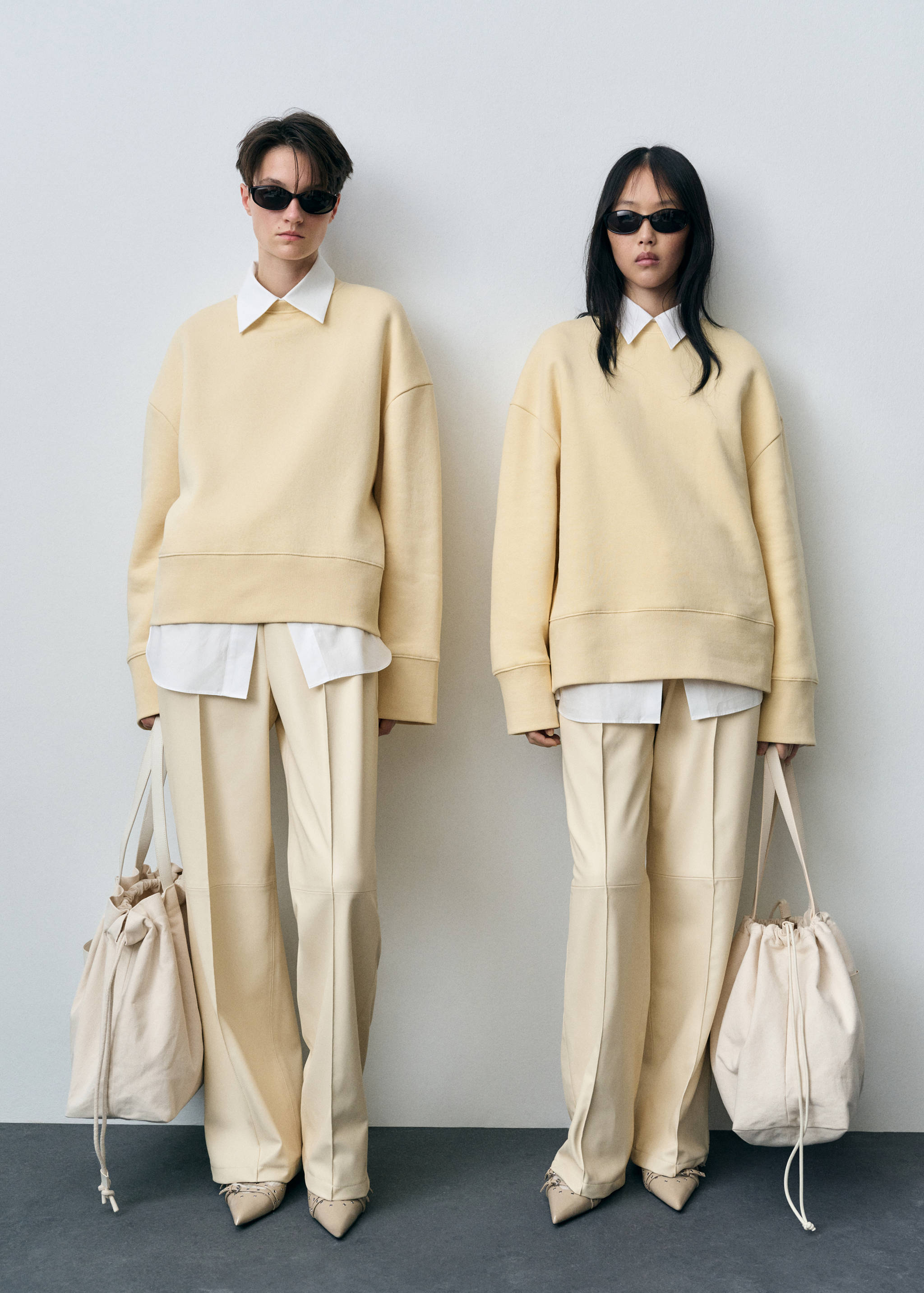 Wideleg-Hose mit Leder-Effekt - Detail des Artikels 2