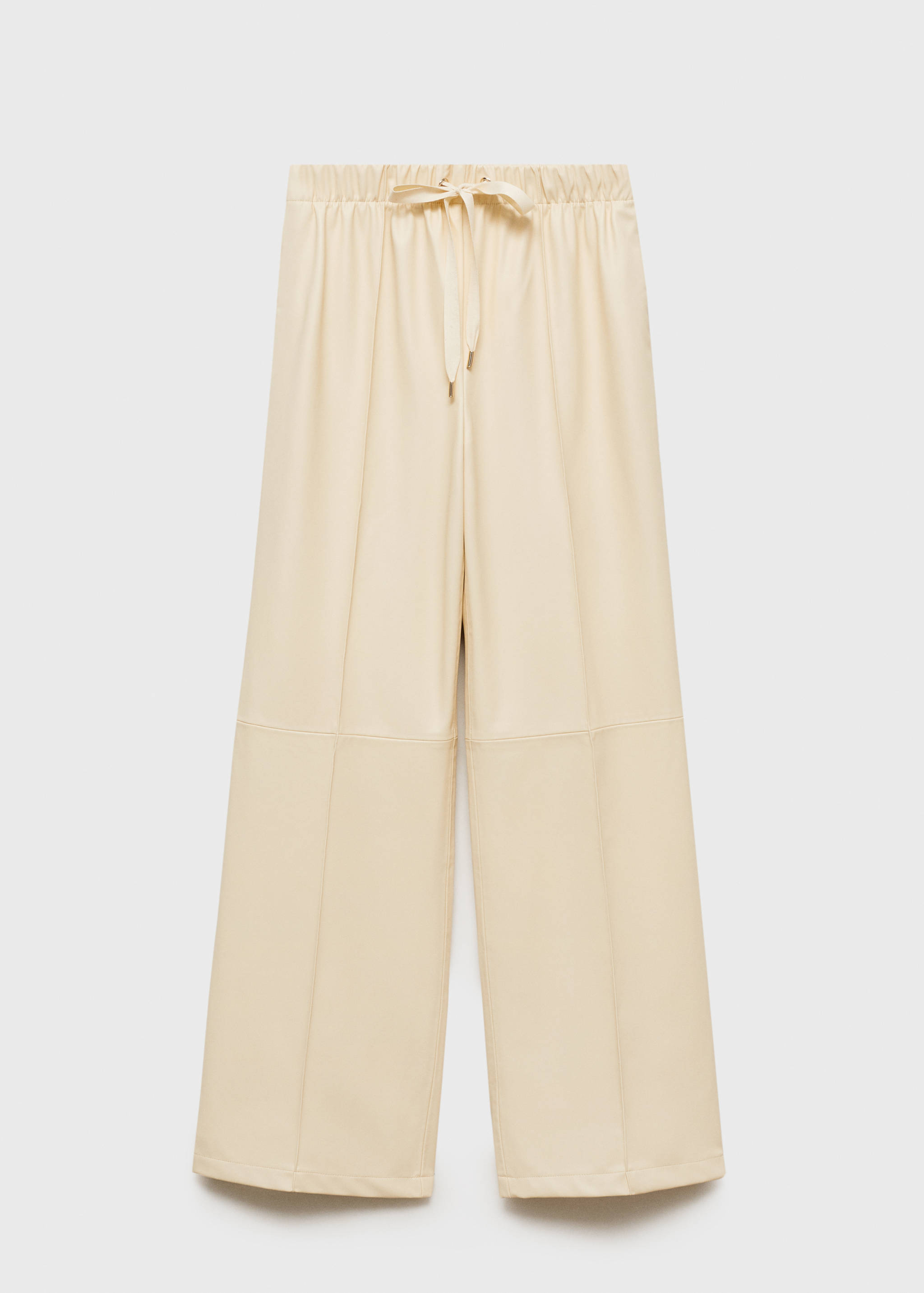 Wideleg-Hose mit Leder-Effekt - Artikel ohne Model