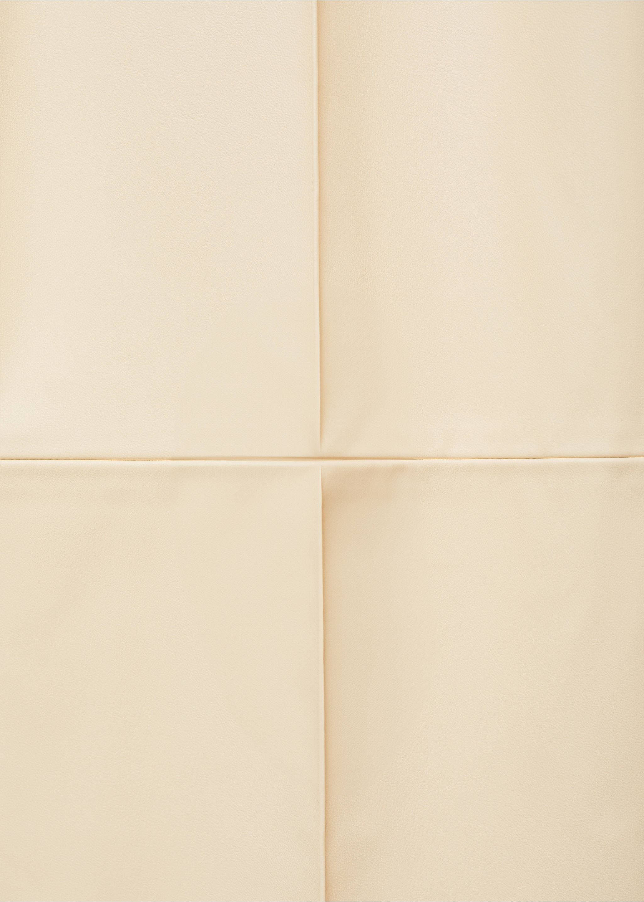 Pantalón wideleg efecto piel - Detalle del artículo 0, Crudo. Ref: 87022539-00.