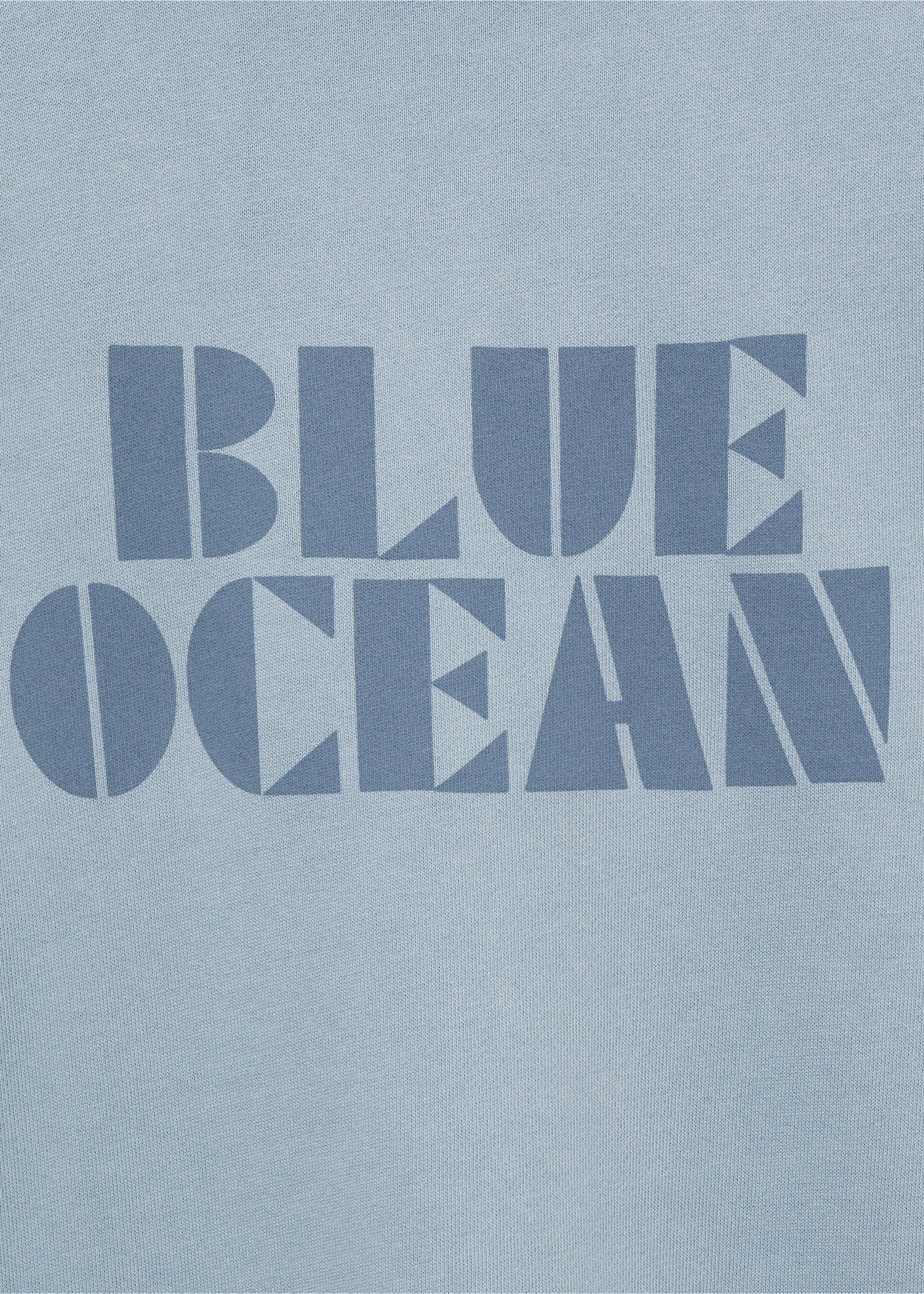 Sweat-shirt coton imprimé - Détail de l'article 8, Bleu ciel. Ref: 87022540-00.