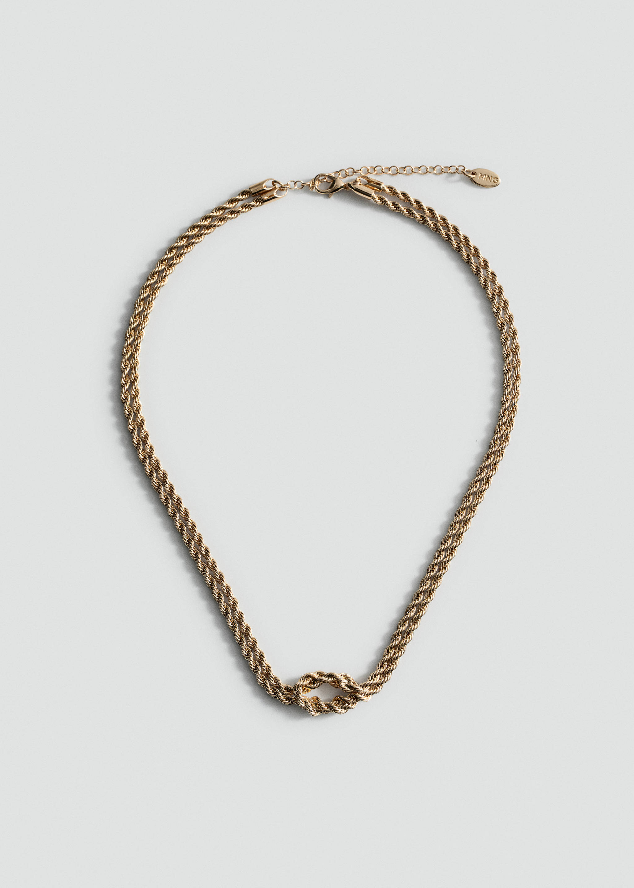 Braided chain necklace - Article without model