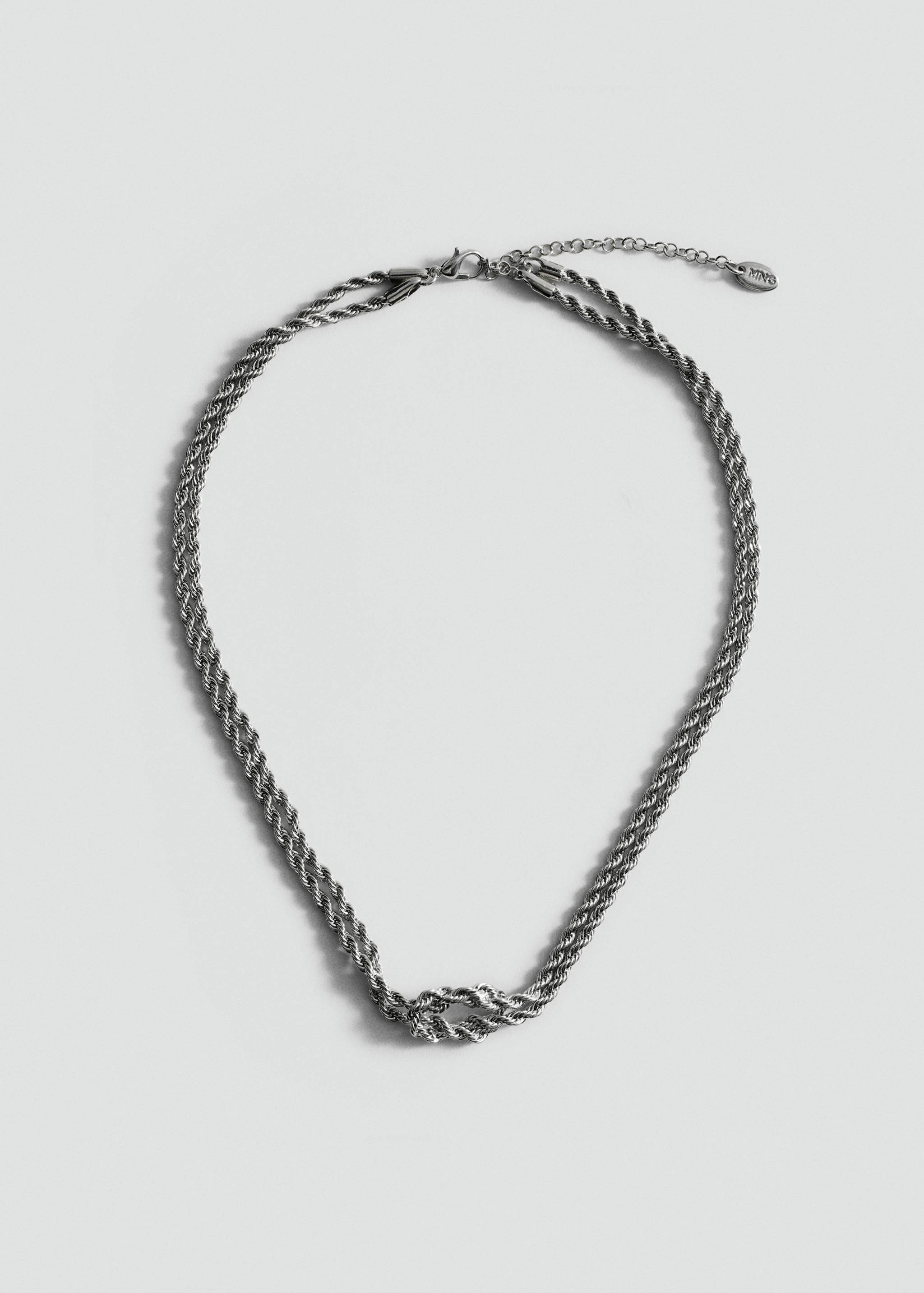 Braided chain necklace - Article without model