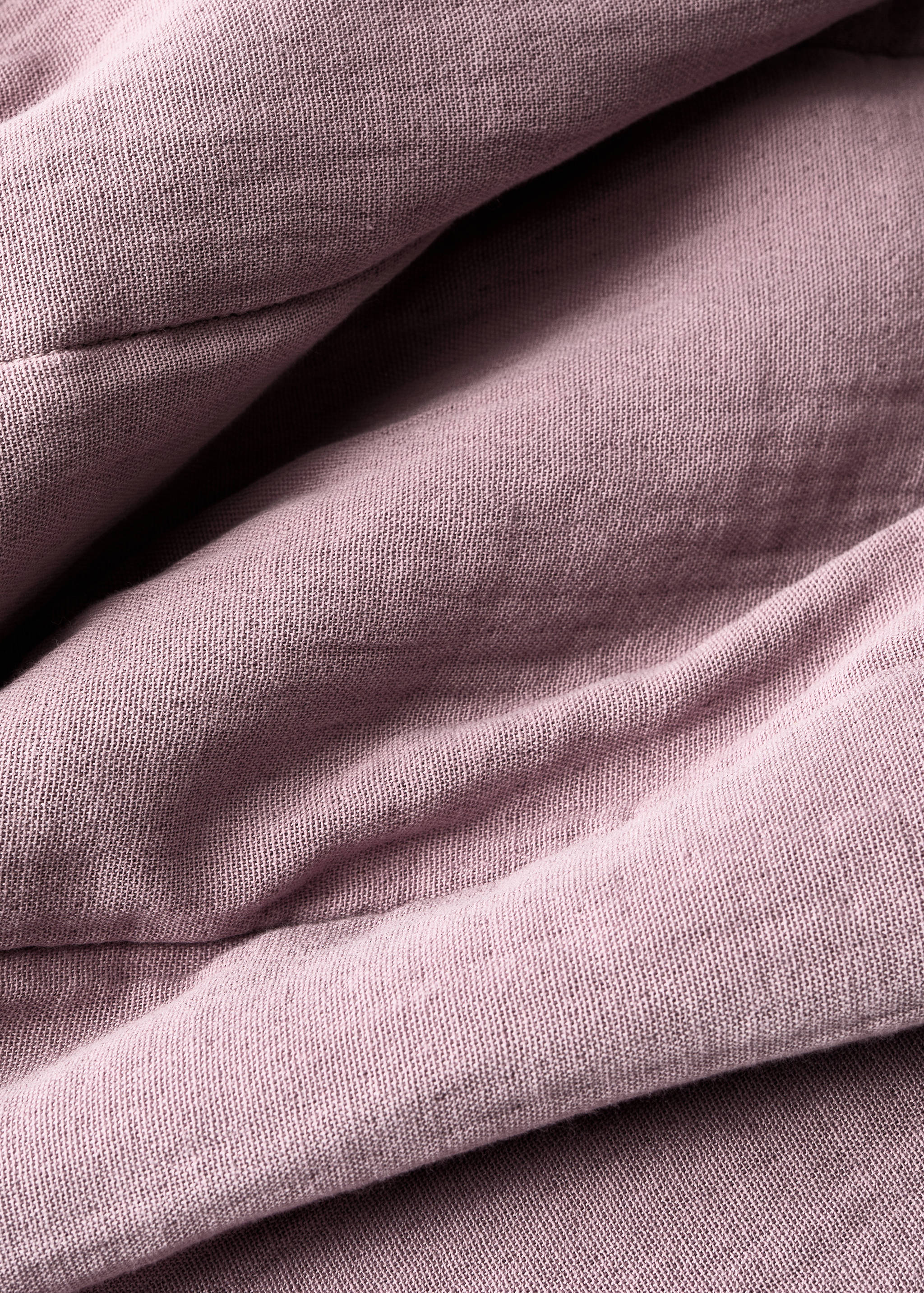 Spjälsängstäcke i garment-dyed bomullsväv - Detaljer om artikeln 1