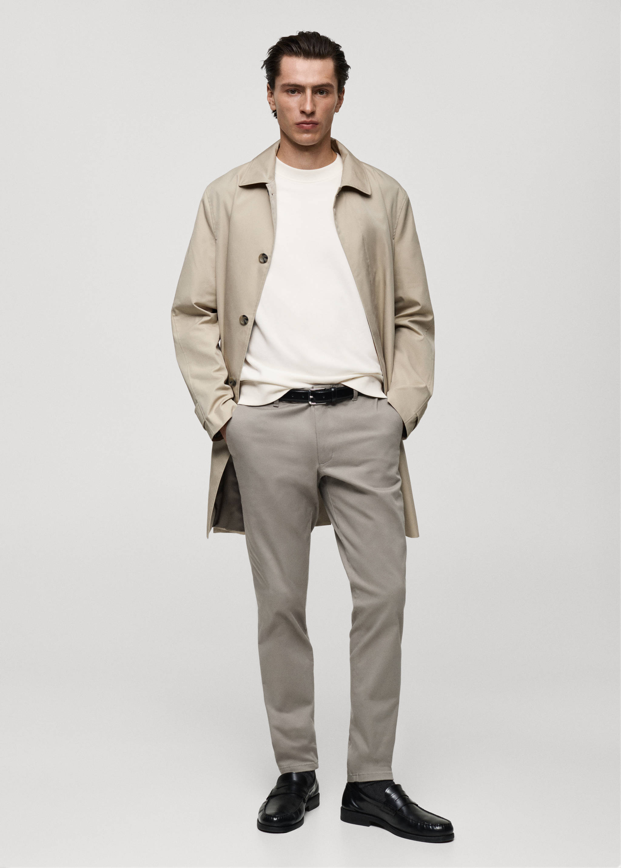 Regular-Fit Baumwoll-T-Shirt - Allgemeine Ansicht