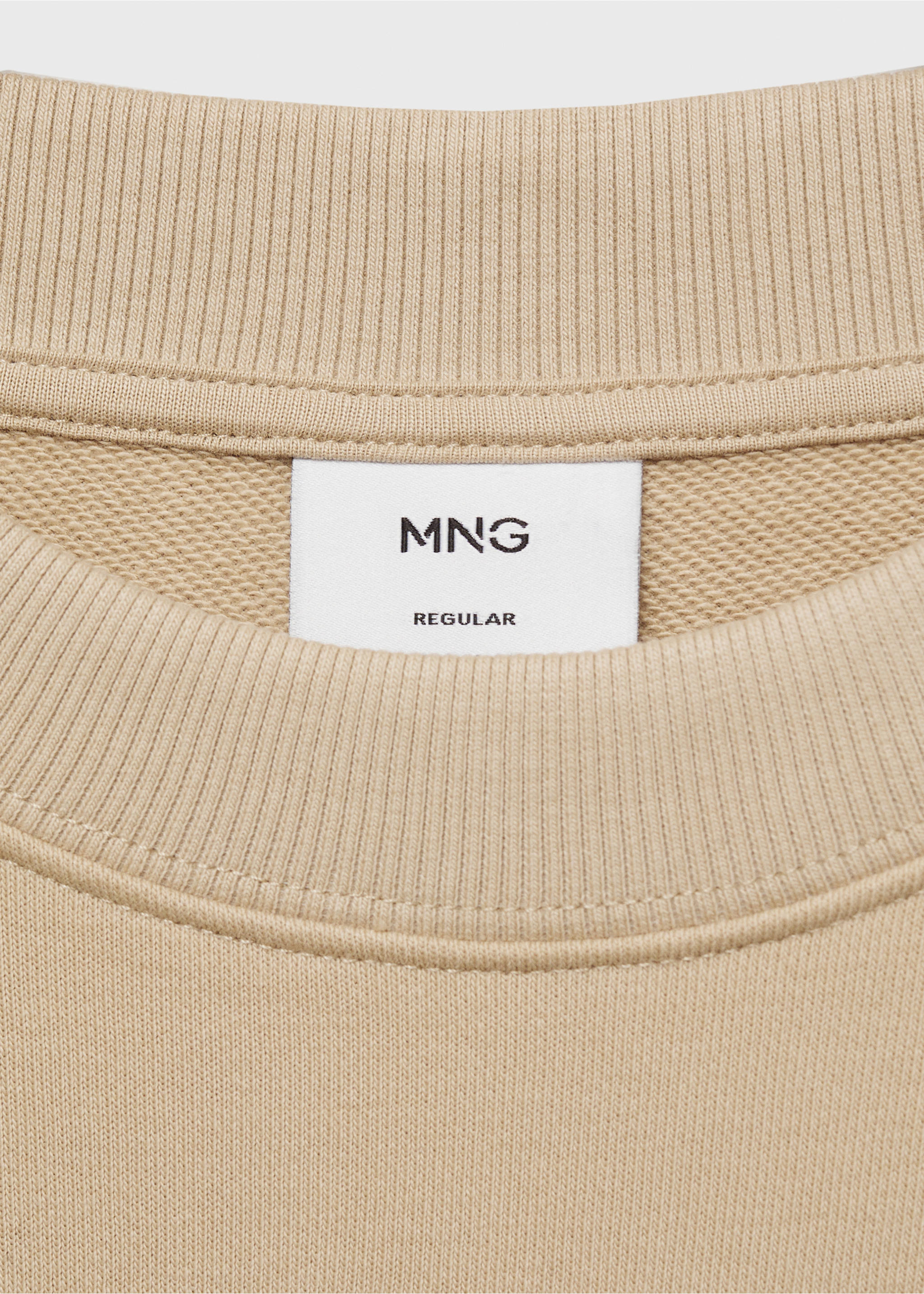 Regular-Fit Baumwoll-T-Shirt - Detail des Artikels 8, Beige. Ref: 87022891-00.