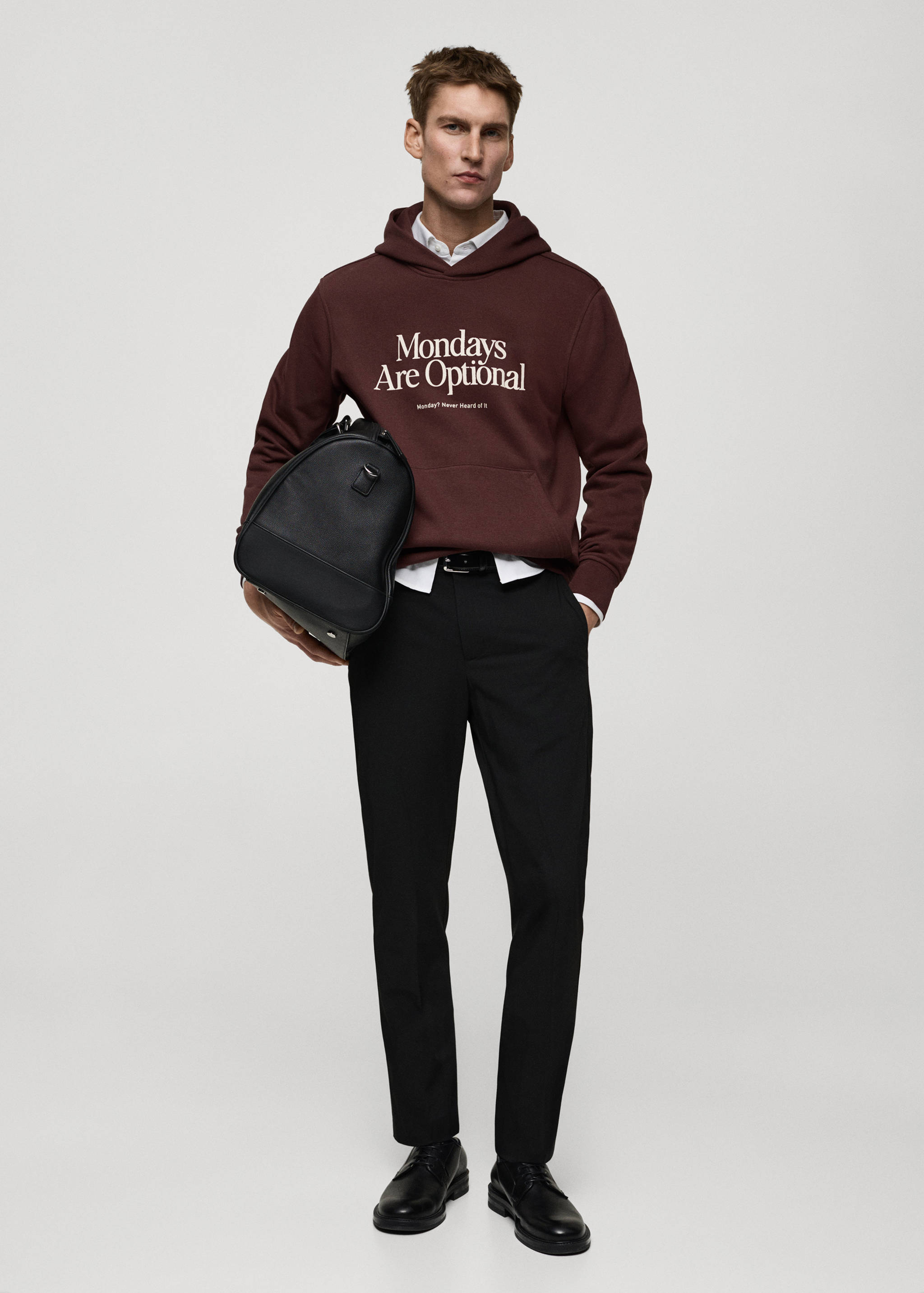 Sweat-shirt coton imprimé - Plan général