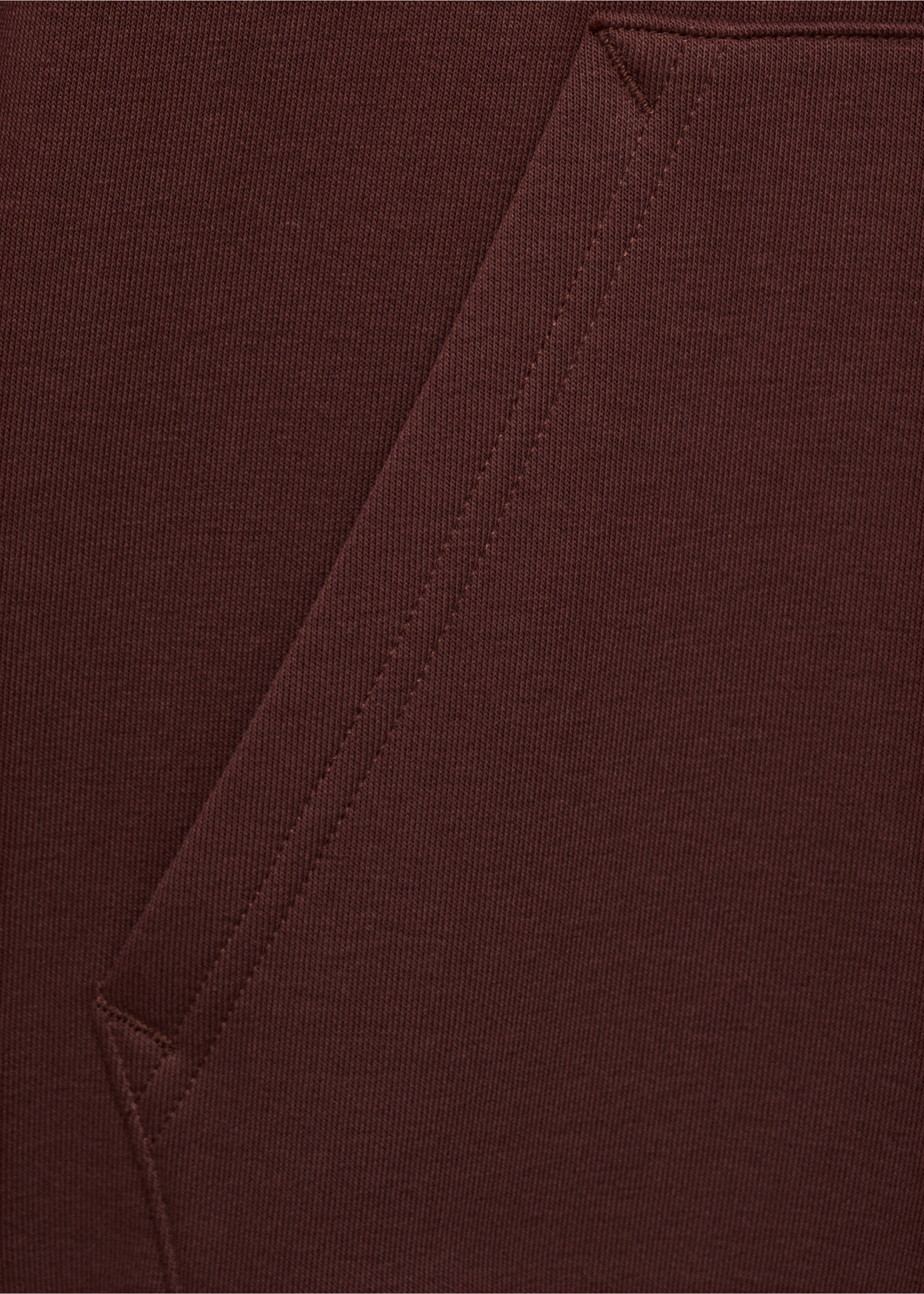 Printed cotton sweatshirt - Details of the article 0, Burgundy. Ref: 87022894-00.