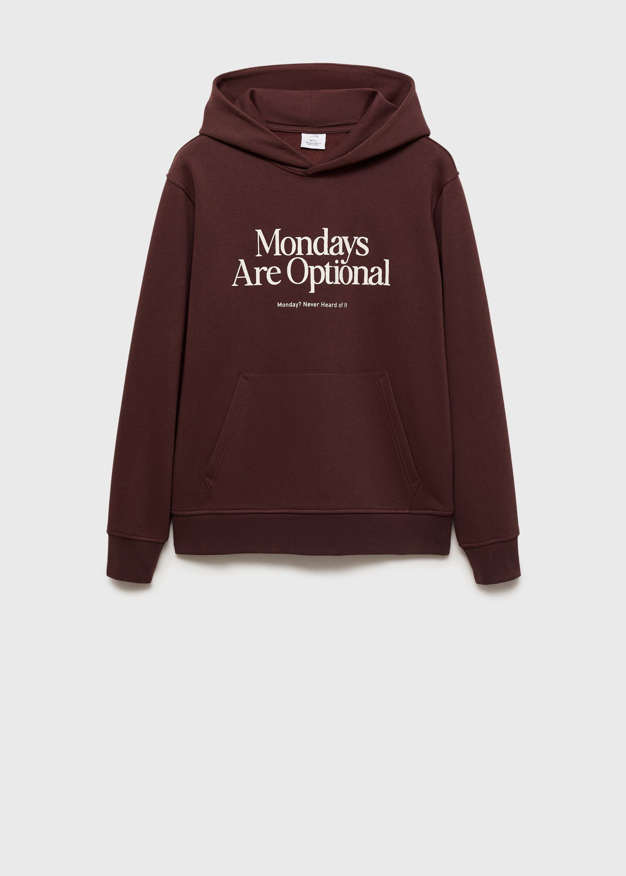 Printed cotton sweatshirt - Article without model