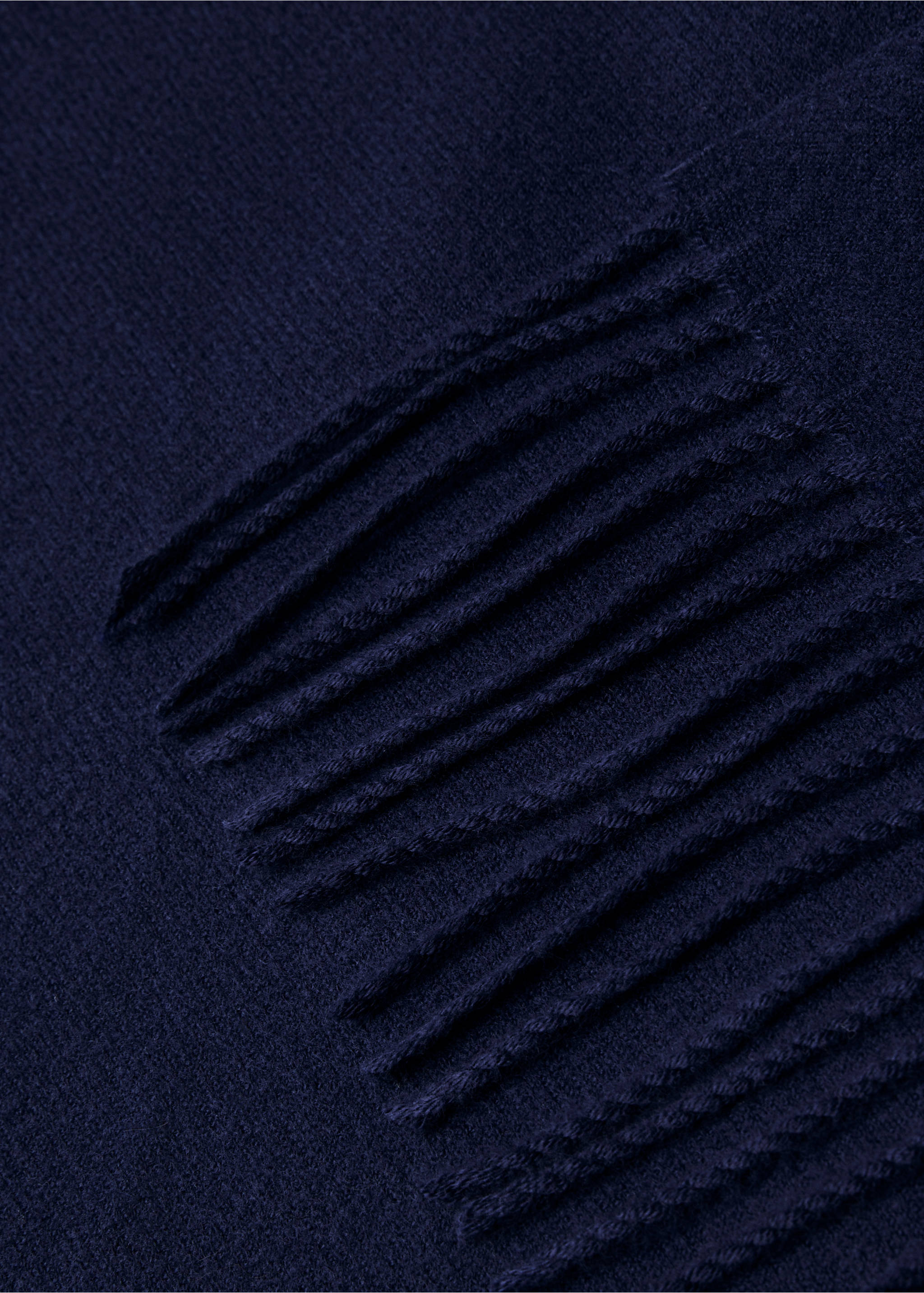 Deka s třásněmi - Detail zboží 2, Námořnická modrá. Ref: 87022896-00.