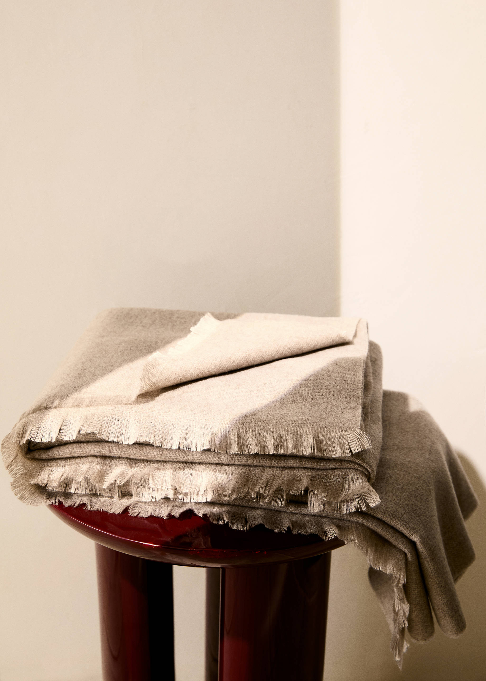 Soft melange blanket - General plane