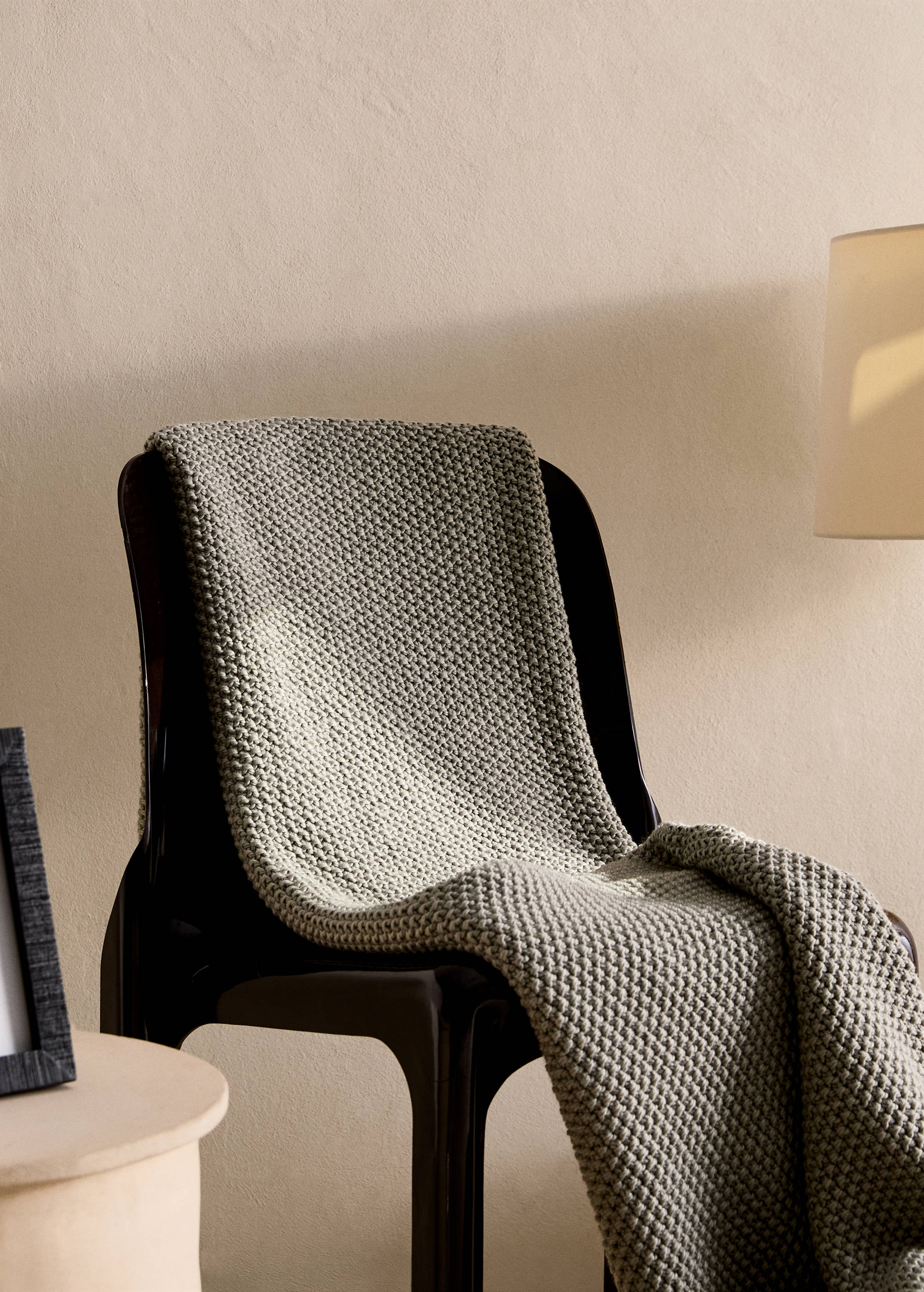 Decke mit Strickmuster - Allgemeine Ansicht