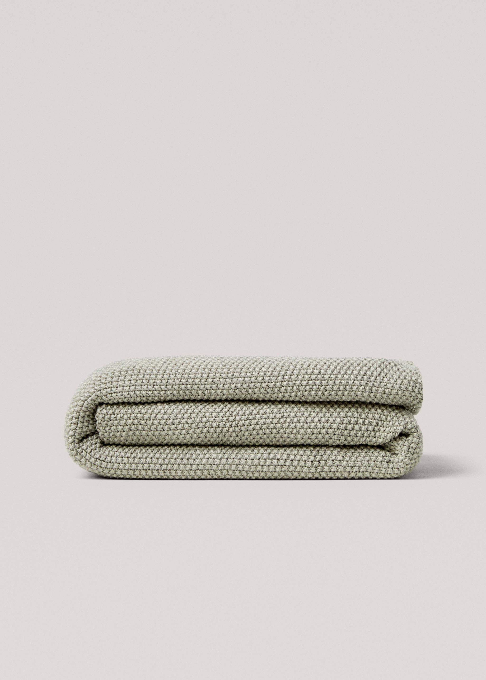 Decke mit Strickmuster - Artikel ohne Model