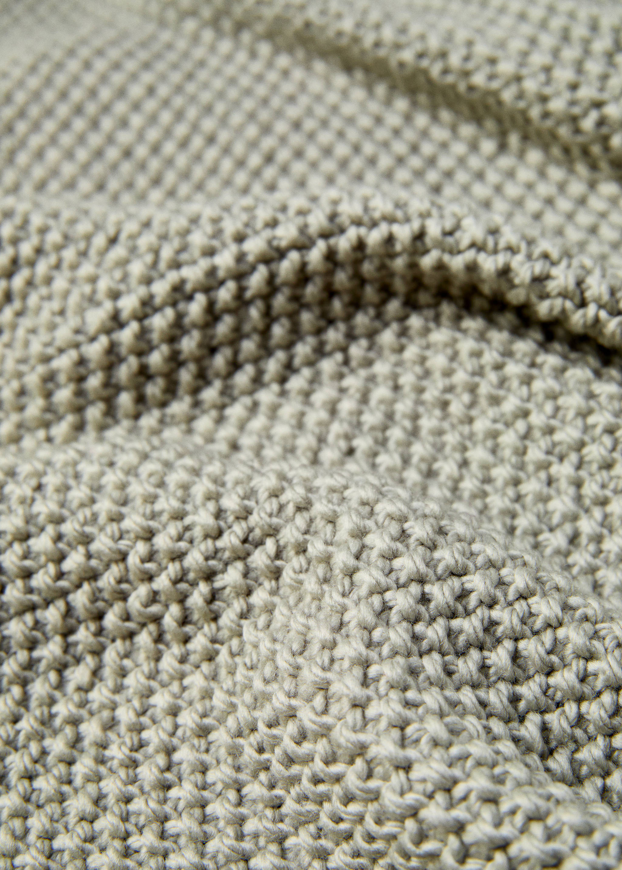 Decke mit Strickmuster - Detail des Artikels 1