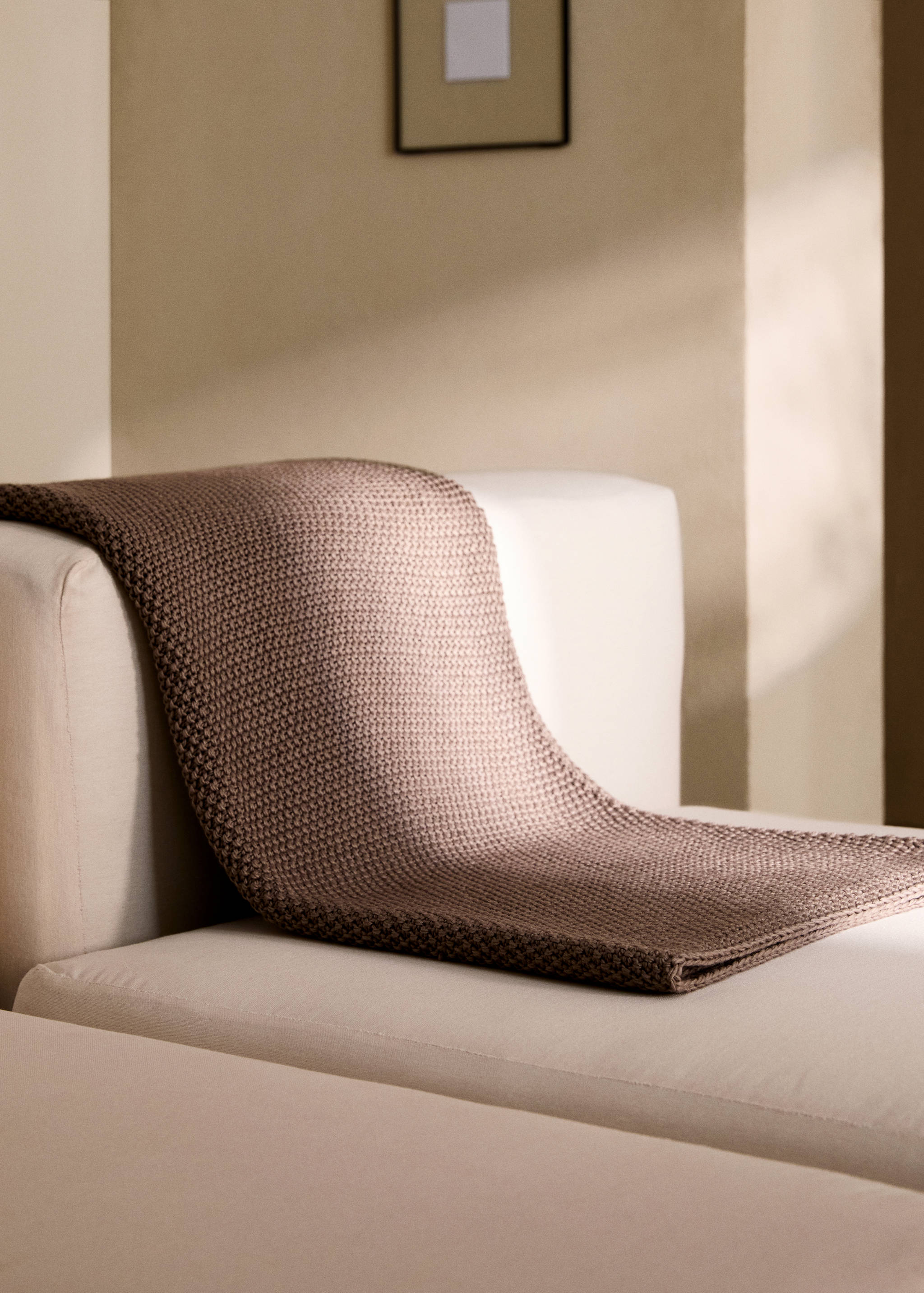 Úpletová deka se vzorem - Celkový náhled