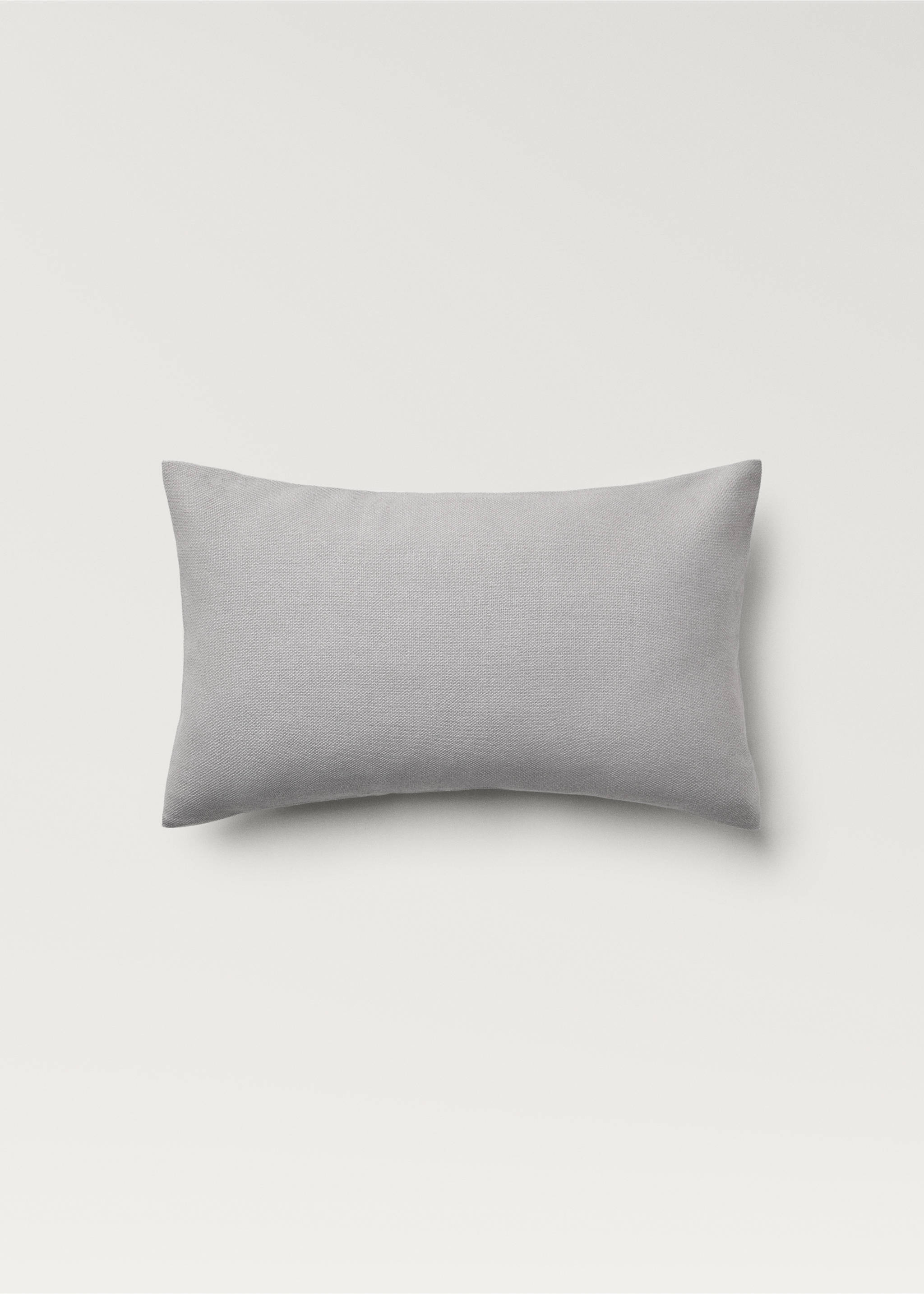 Cushion cover with structure, 30x50 cm - Article without model, Light/Pastel Grey. Ref: 87022914-00.
