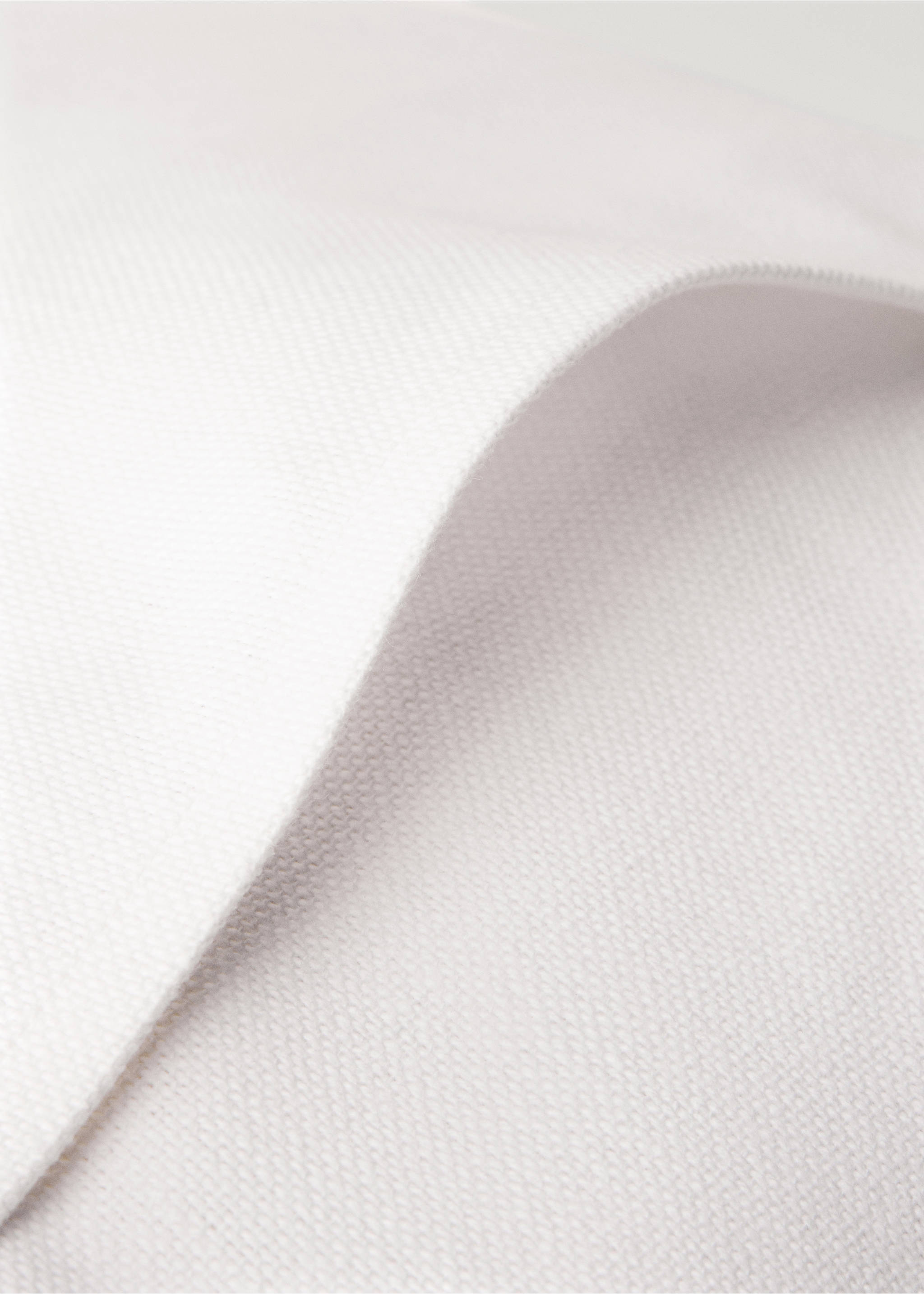 Cushion cover with structure, 45x45 cm - Details of the article 1, Off White. Ref: 87022915-00.