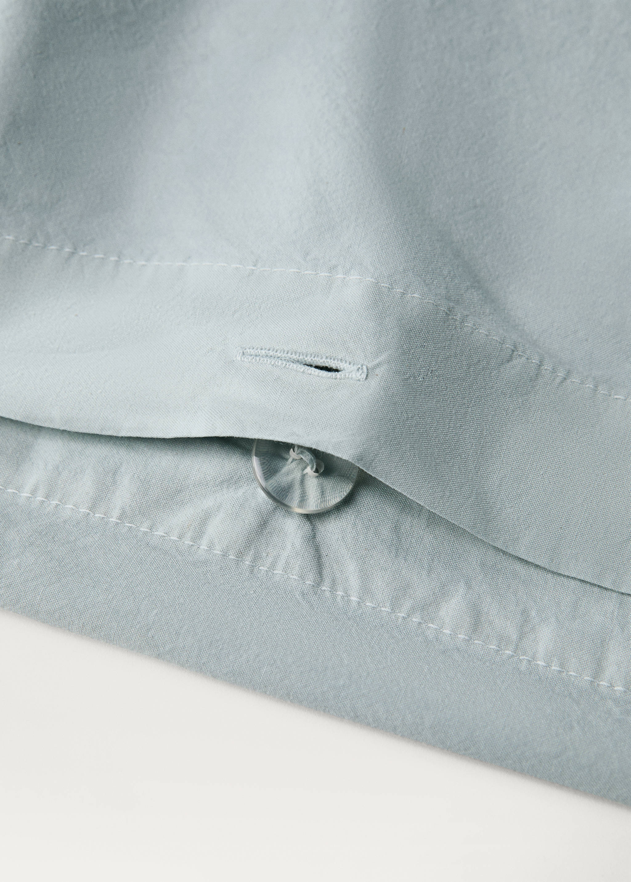 Cotton percale waffle duvet cover Single bed - Details of the article 2