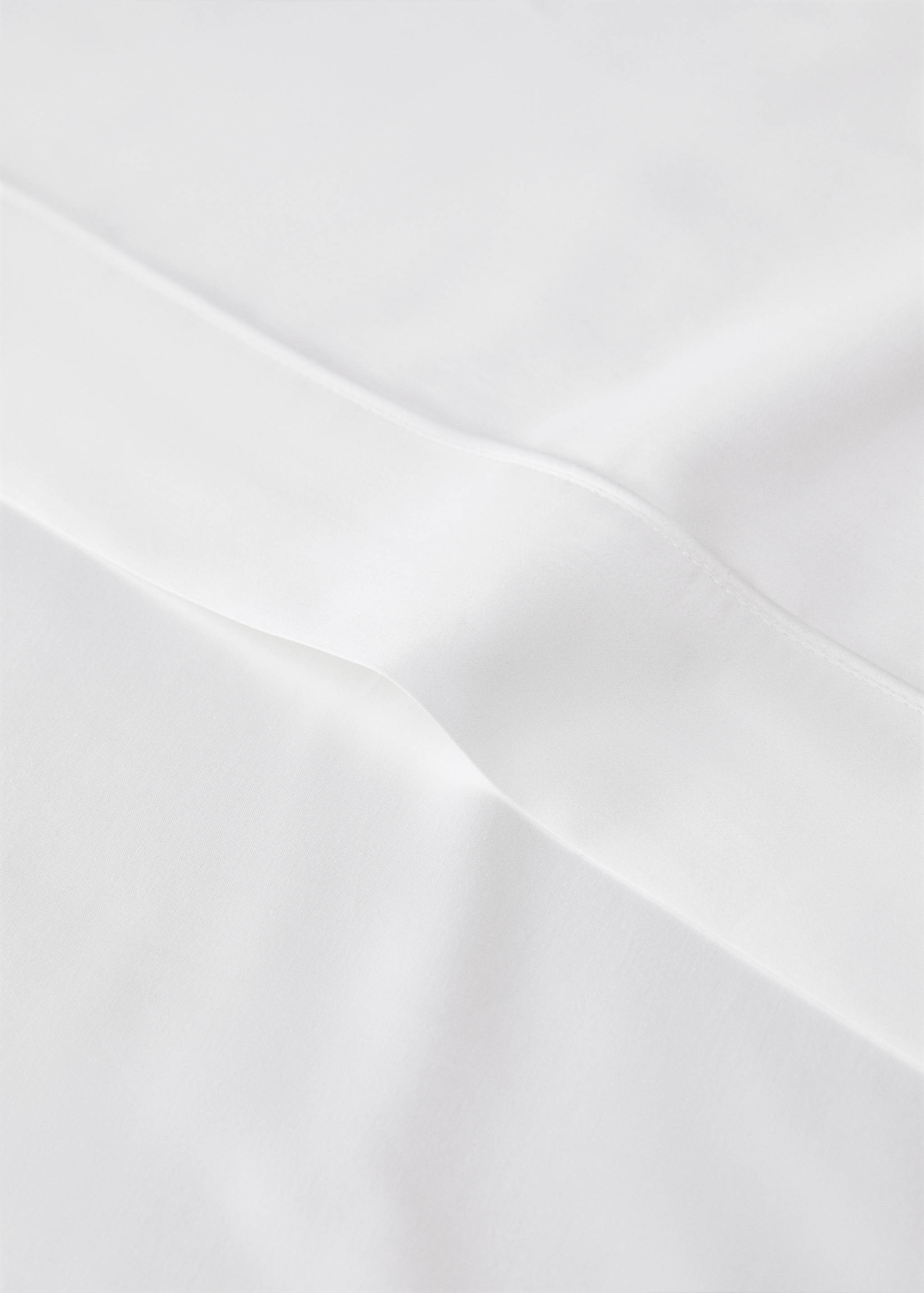 600 threads washed cotton flat sheet Single bed - Details of the article 1
