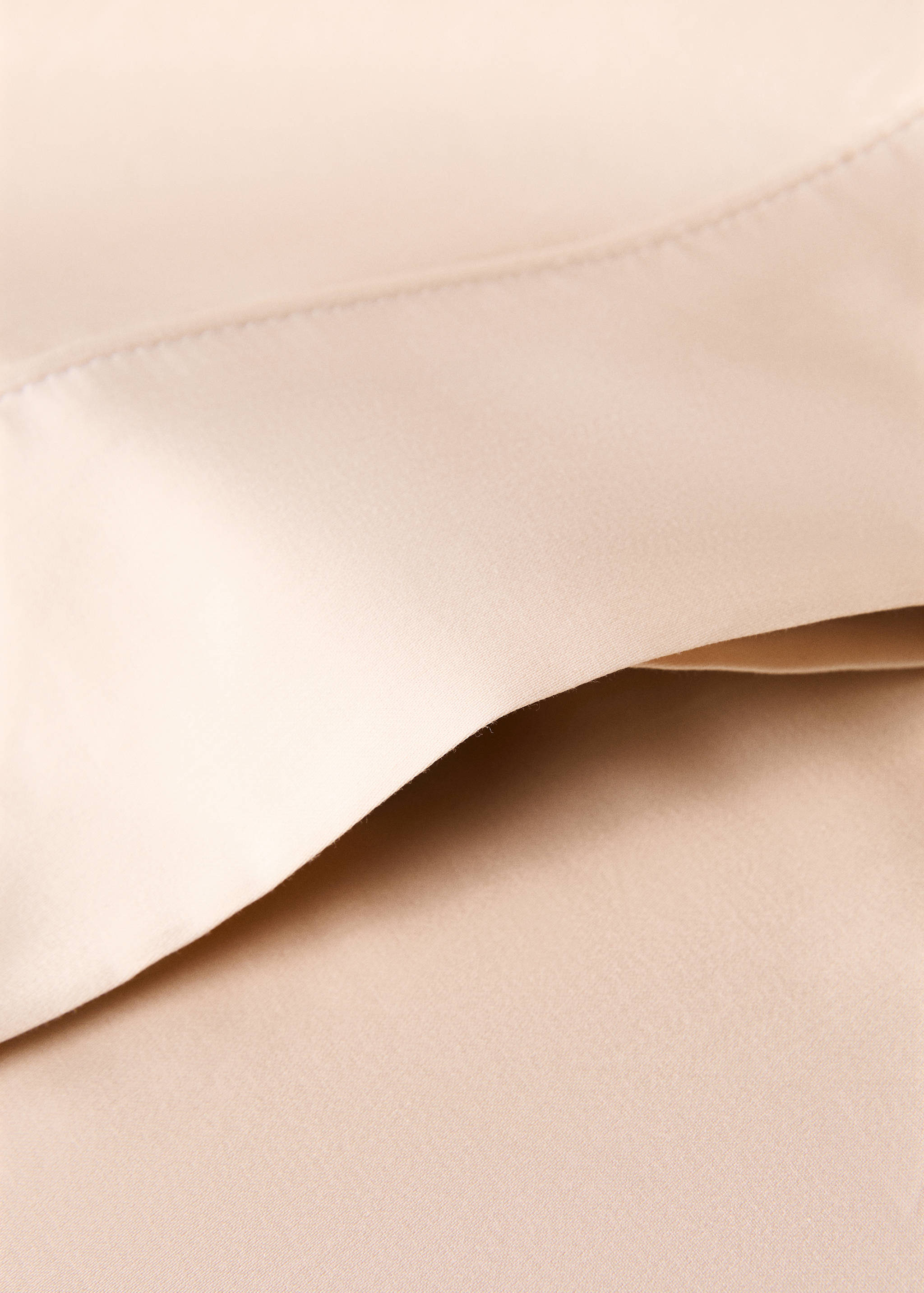 600 threads washed cotton flat sheet Single bed - Details of the article 1