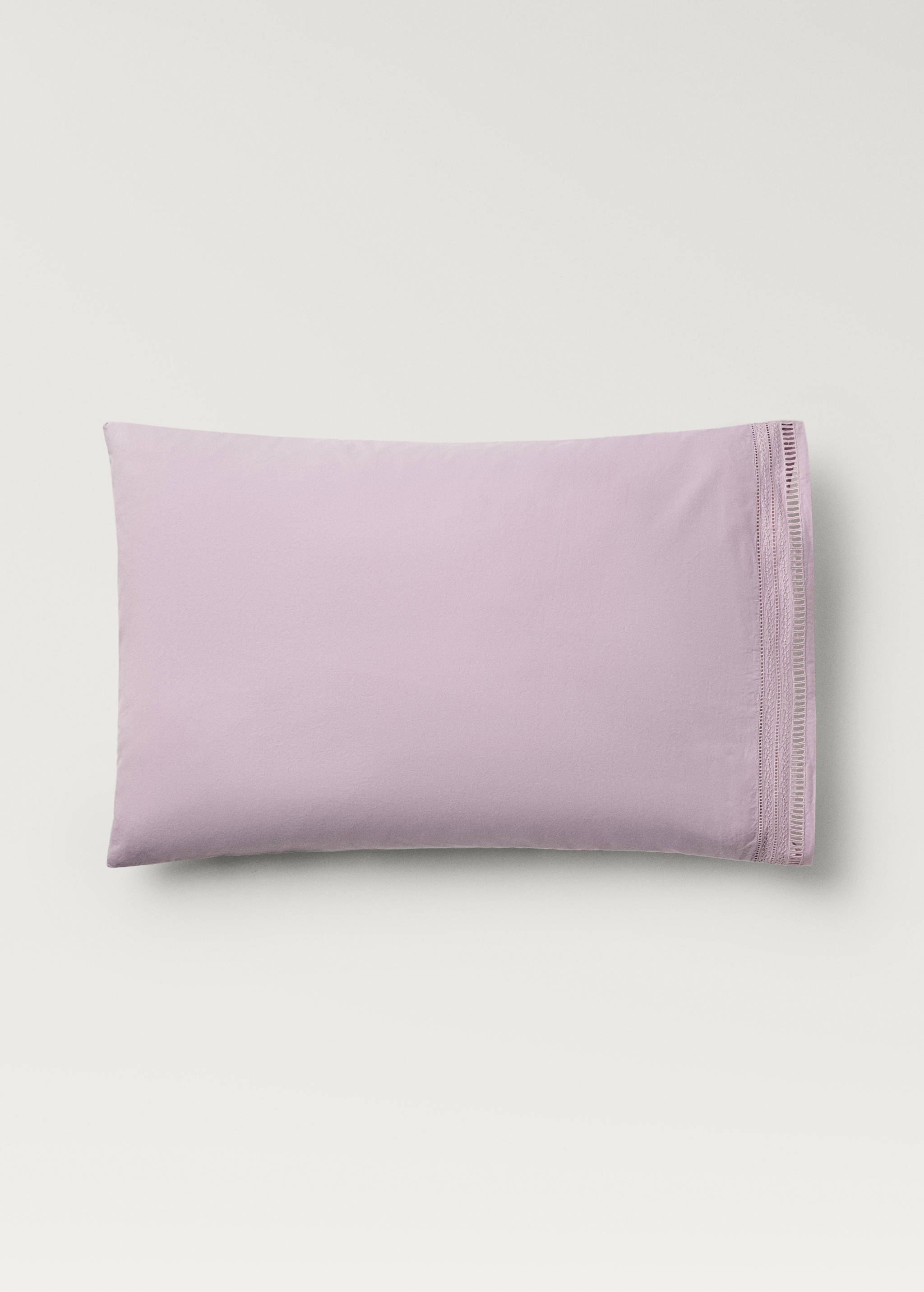 Two pillowcases with embroidered finish 50x75 cm - Article without model