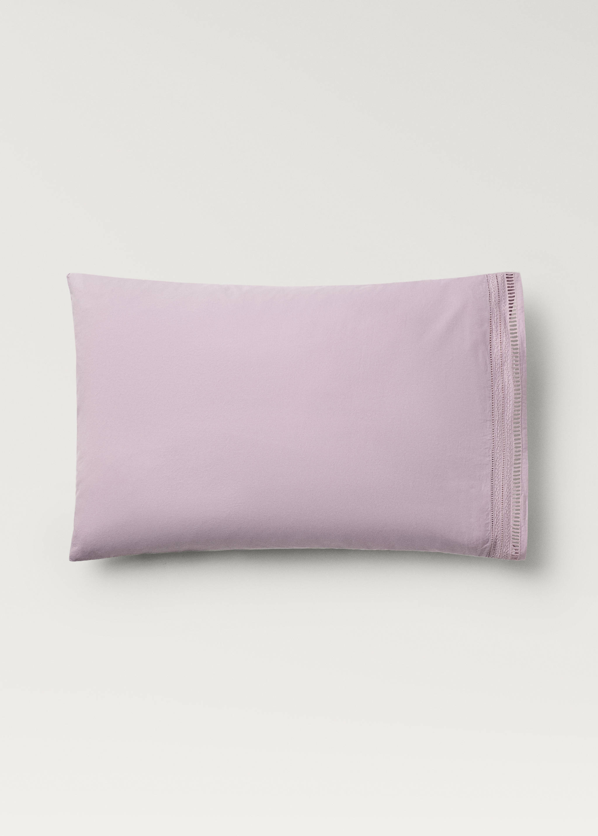 Two pillowcases with embroidered finish 50x75 cm - Article without model