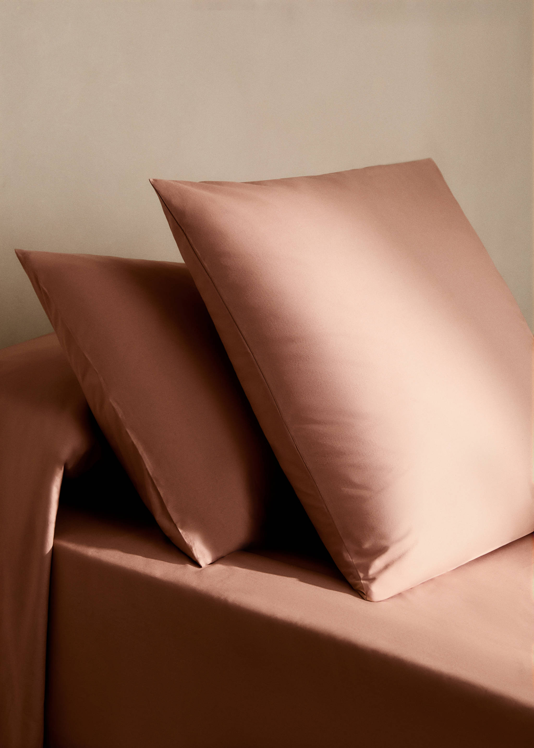 Percale cotton pillowcase 45x110cm - General plane