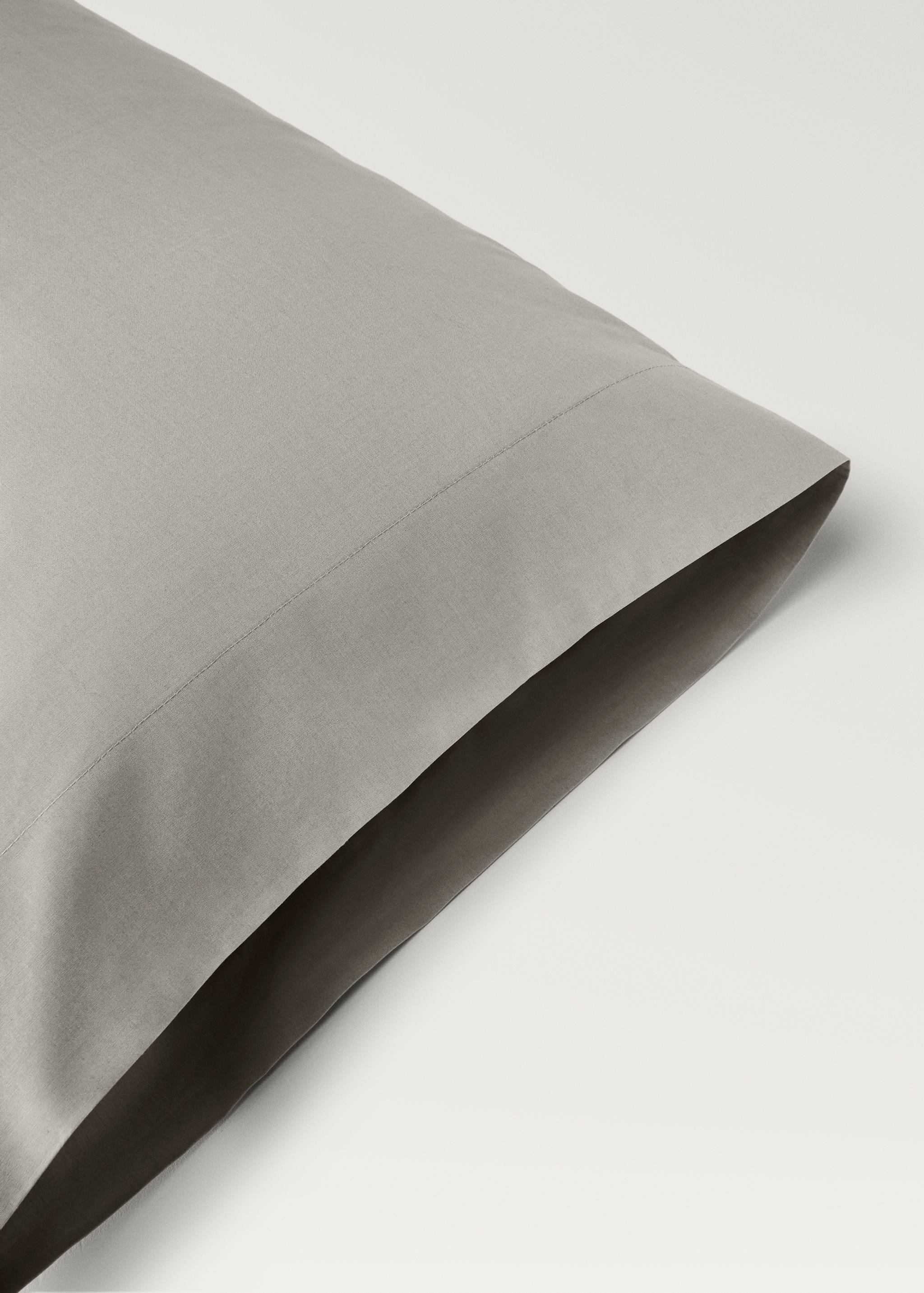 Percale cotton pillowcase 45x110cm - Details of the article 2