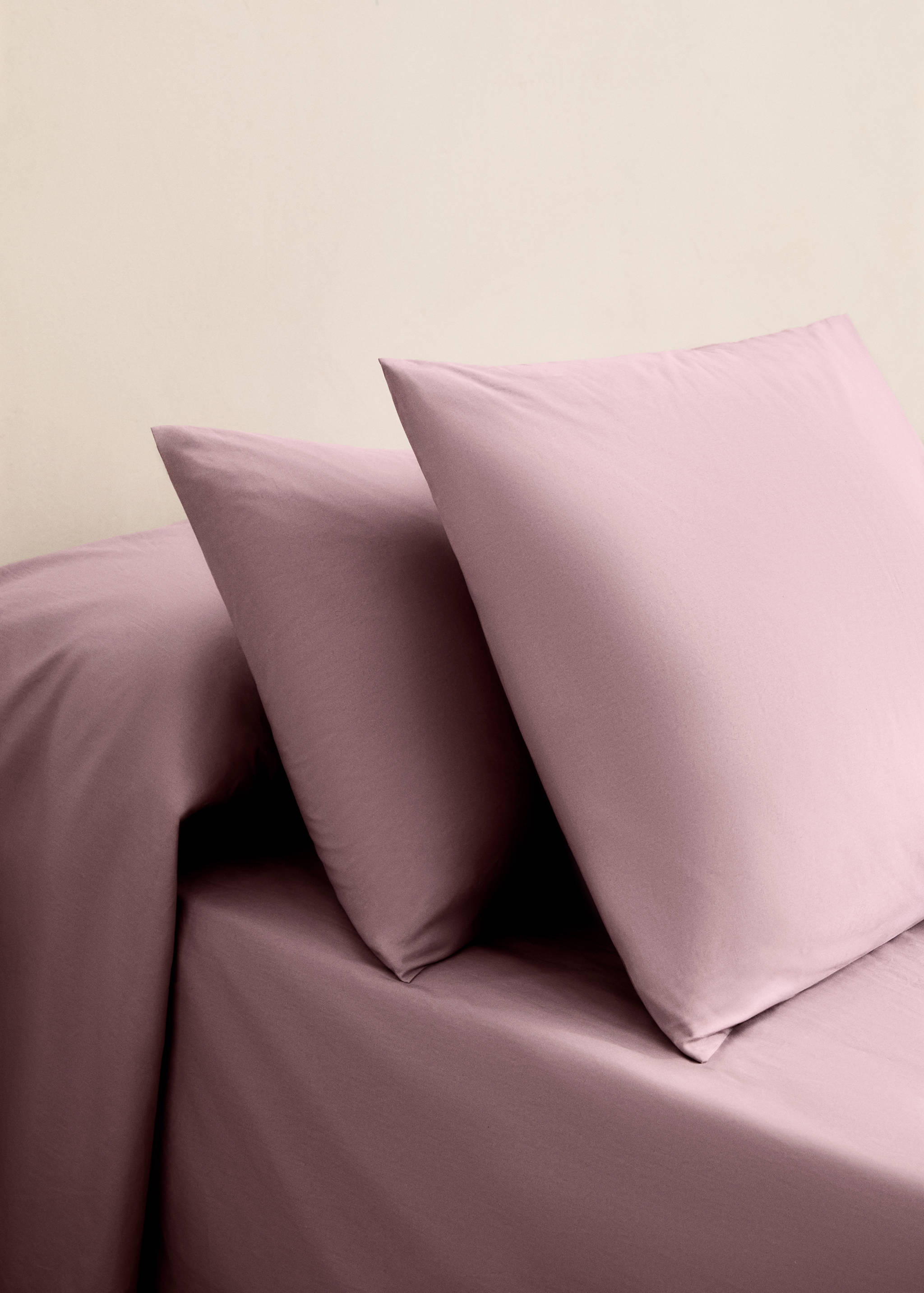 Percale cotton pillowcase 45x110cm - General plane