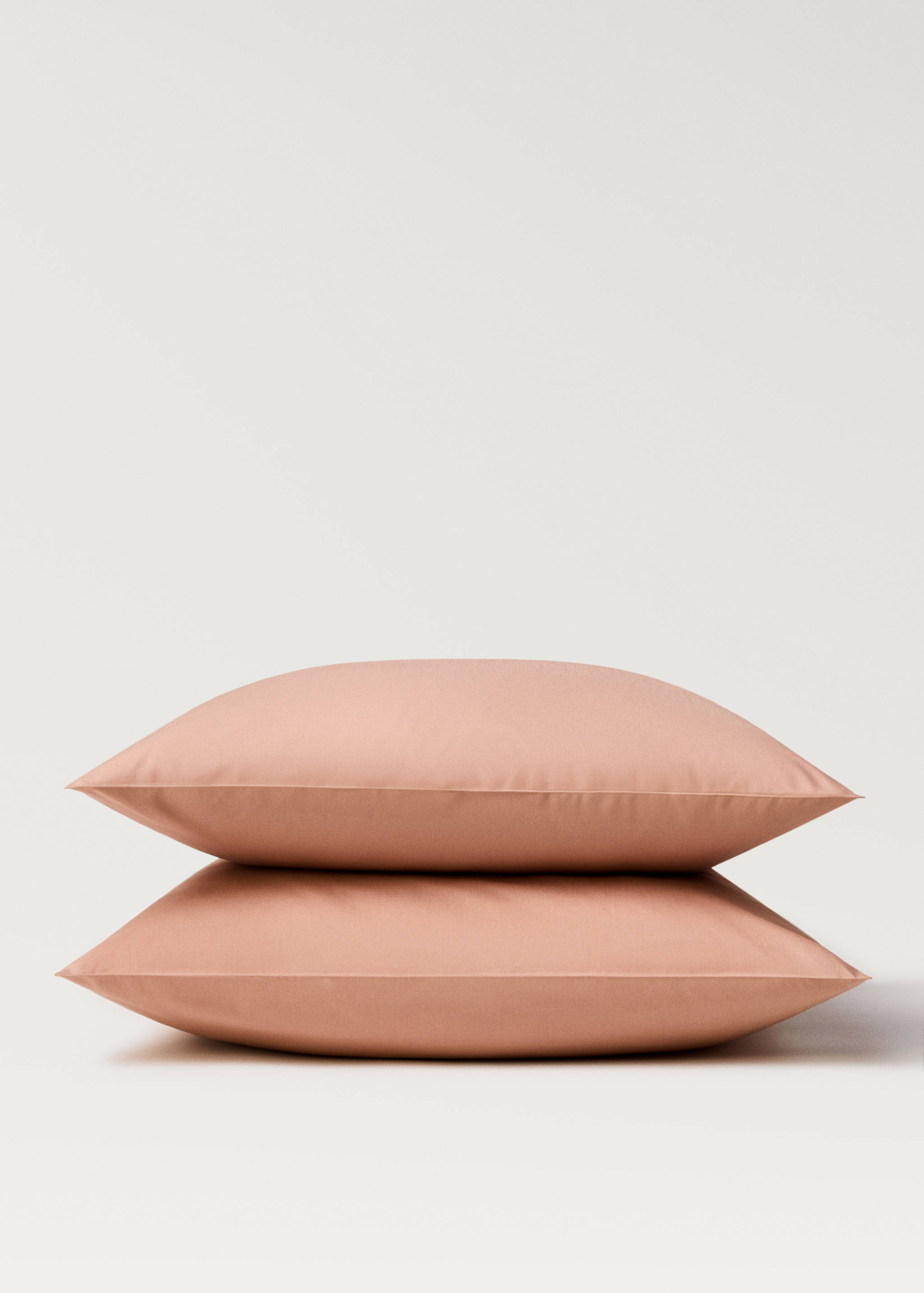 Zwei Kopfkissenbezüge aus Baumwoll-Perkal, 60 x 60 cm - Detail des Artikels 1