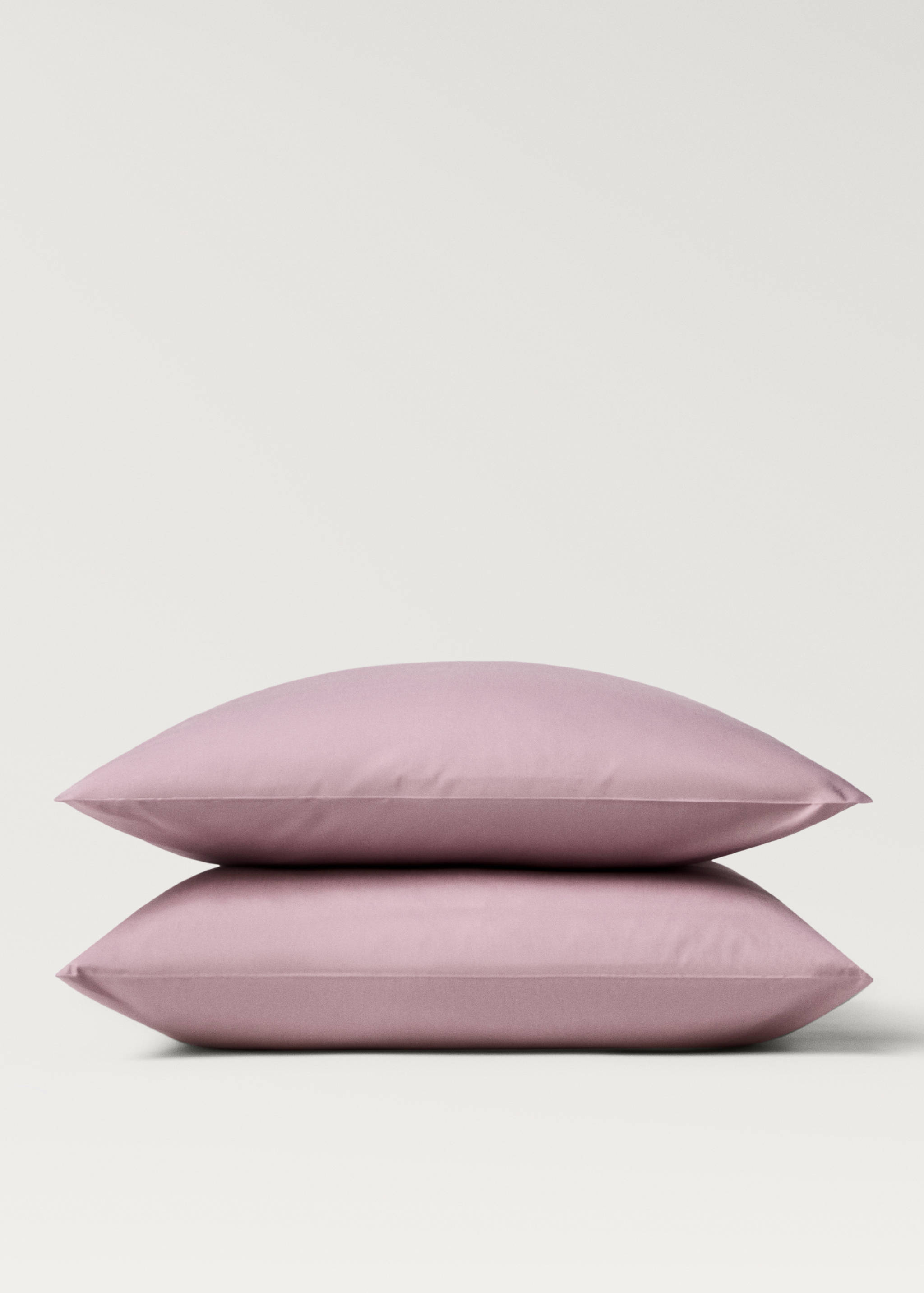 Two cotton percale pillowcases 60x60cm - Details of the article 1