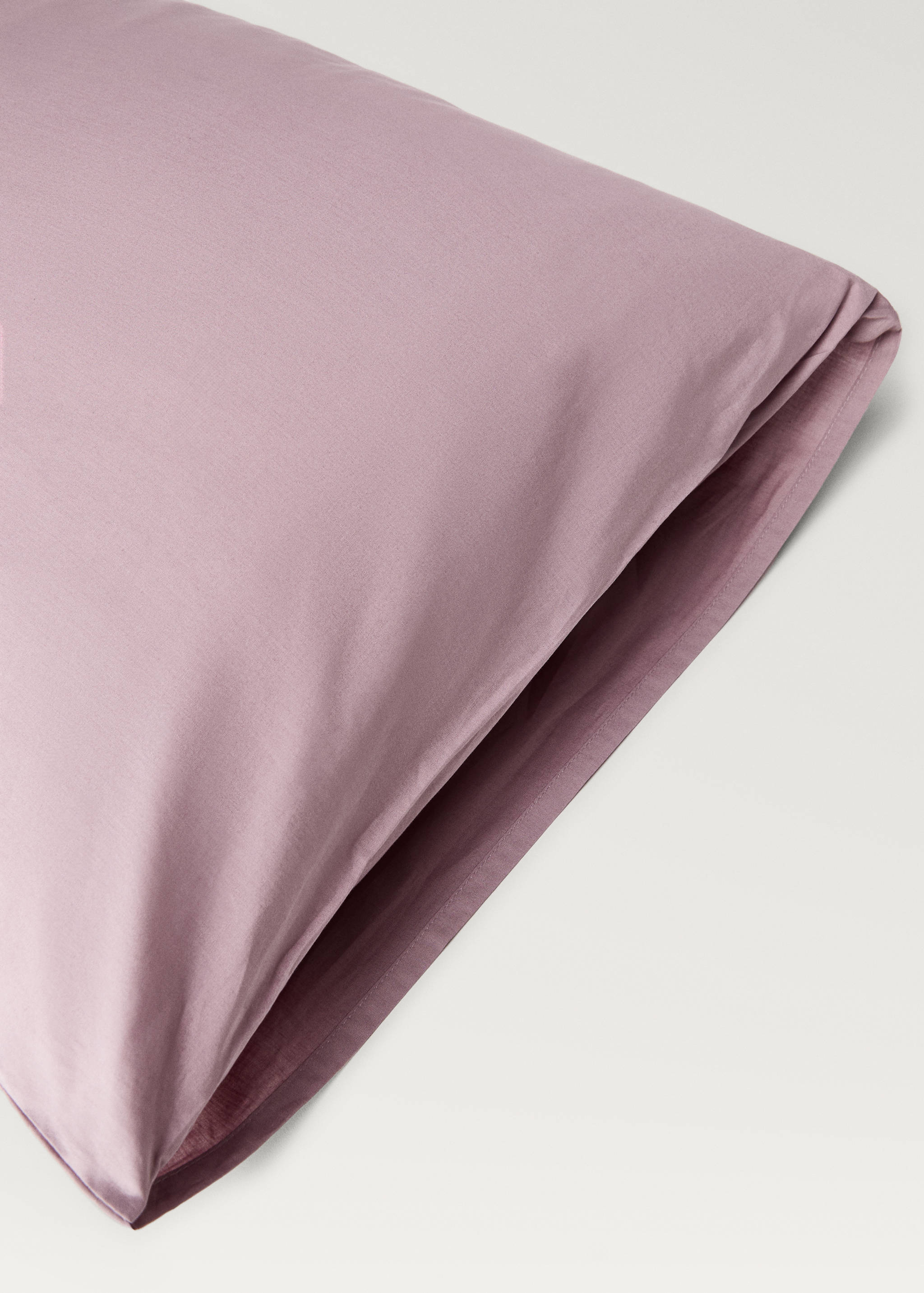 Two cotton percale pillowcases 60x60cm - Details of the article 2