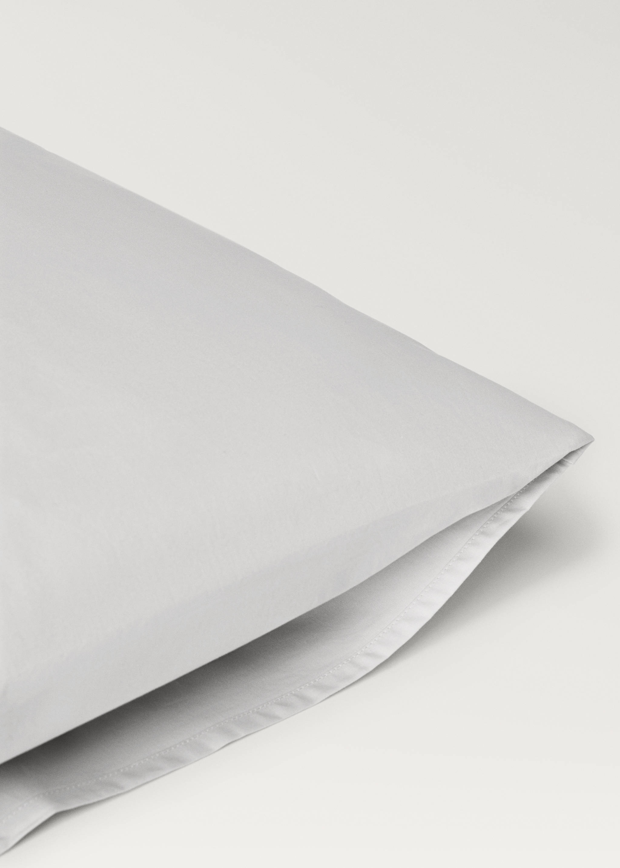 Zwei Kopfkissenbezüge aus Baumwoll-Perkal, 60 x 60 cm - Detail des Artikels 2