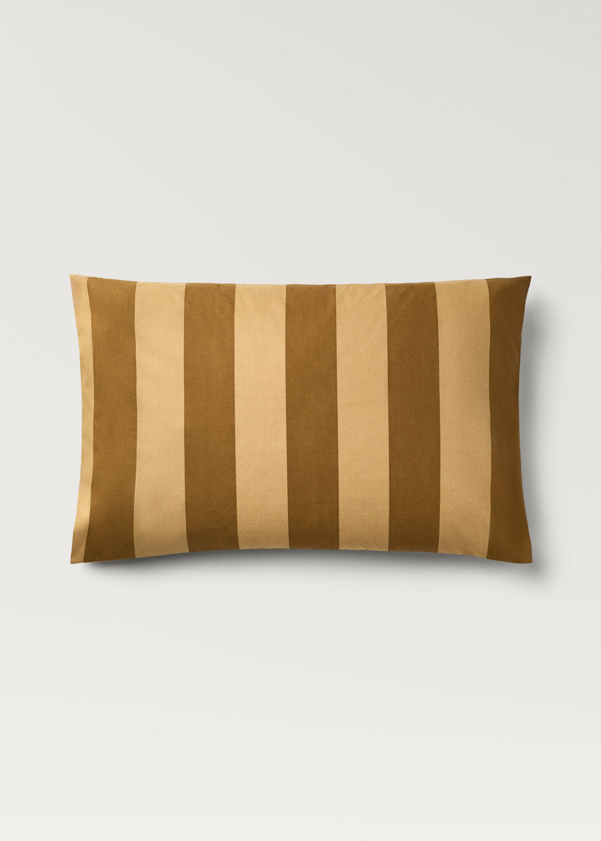 Two cotton percale striped pillowcases 50x75 cm - Article without model