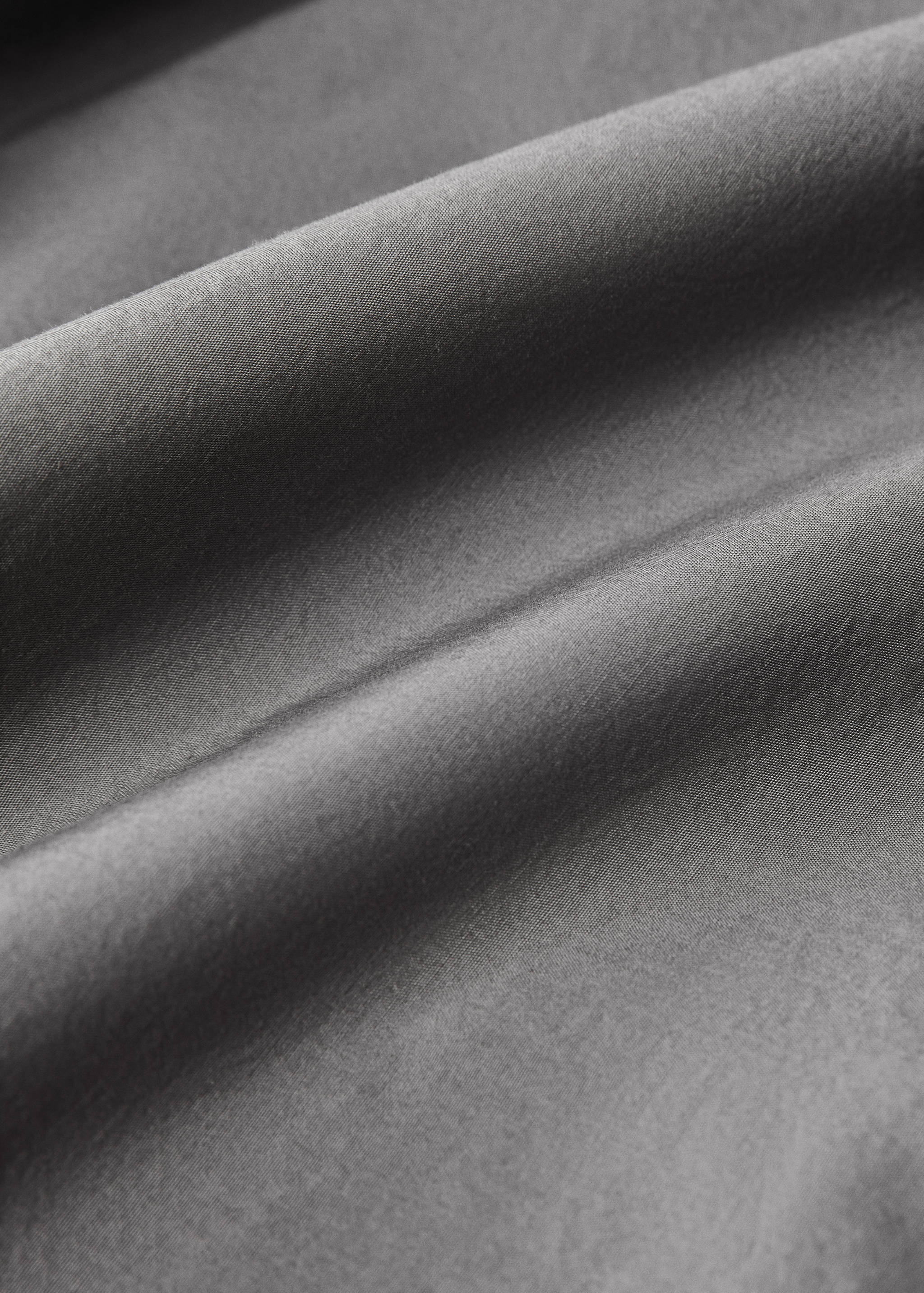 Cotton poplin double-stitched top sheet for 90 cm bed - Details of the article 2