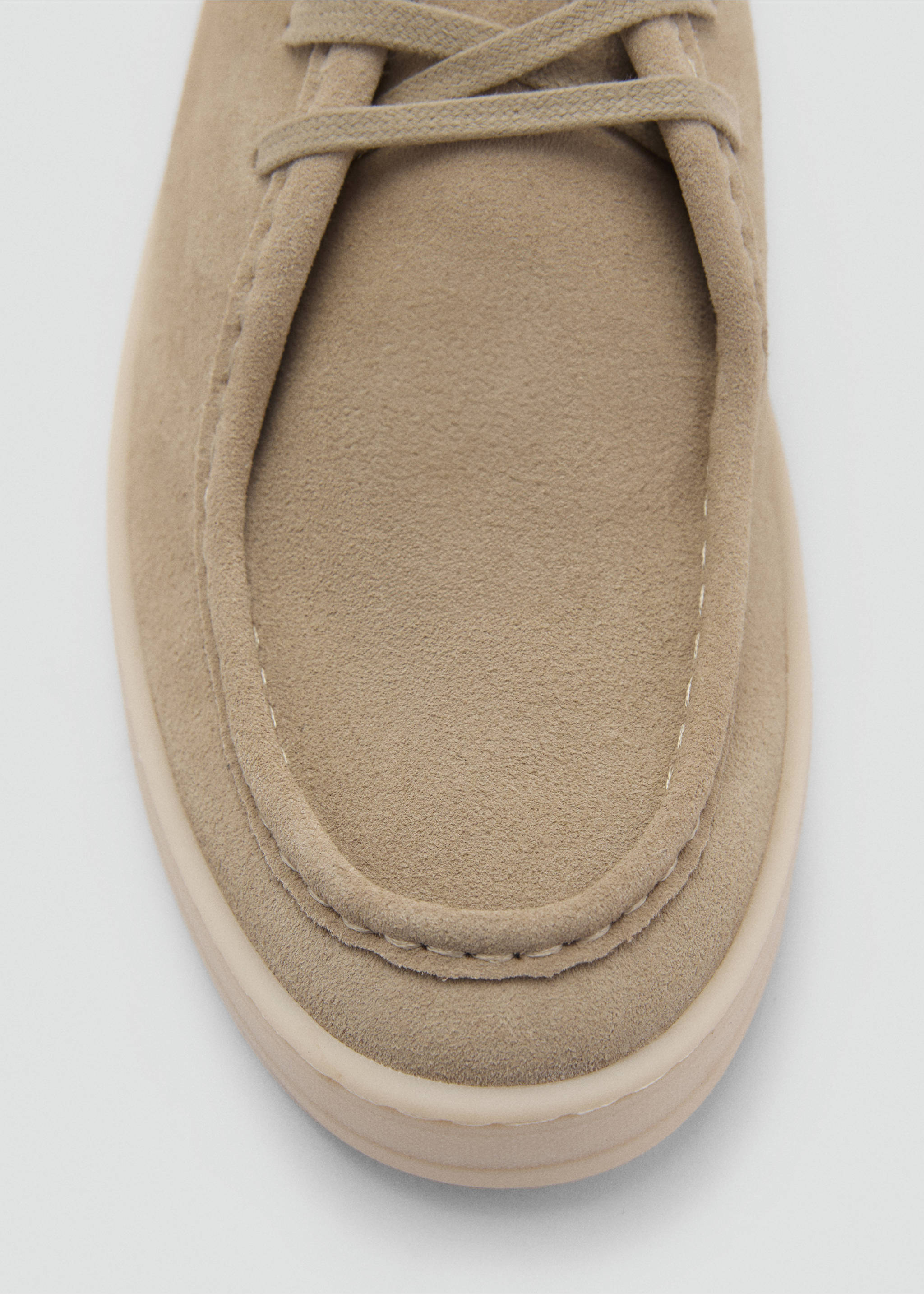 Chaussures bateau cuir suède - Détail de l'article 2, Beige. Ref: 87023270-00.