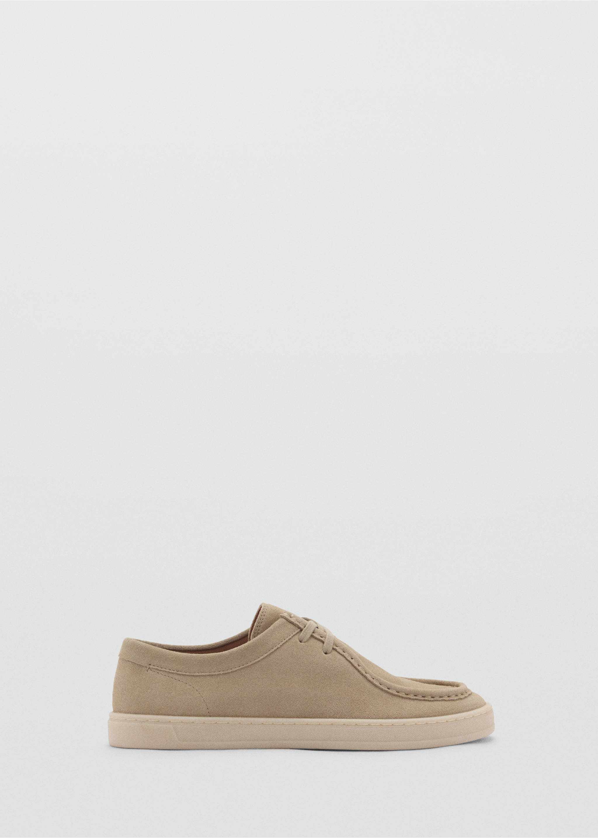 Suede nautical shoes - Article without model, Beige. Ref: 87023270-00.