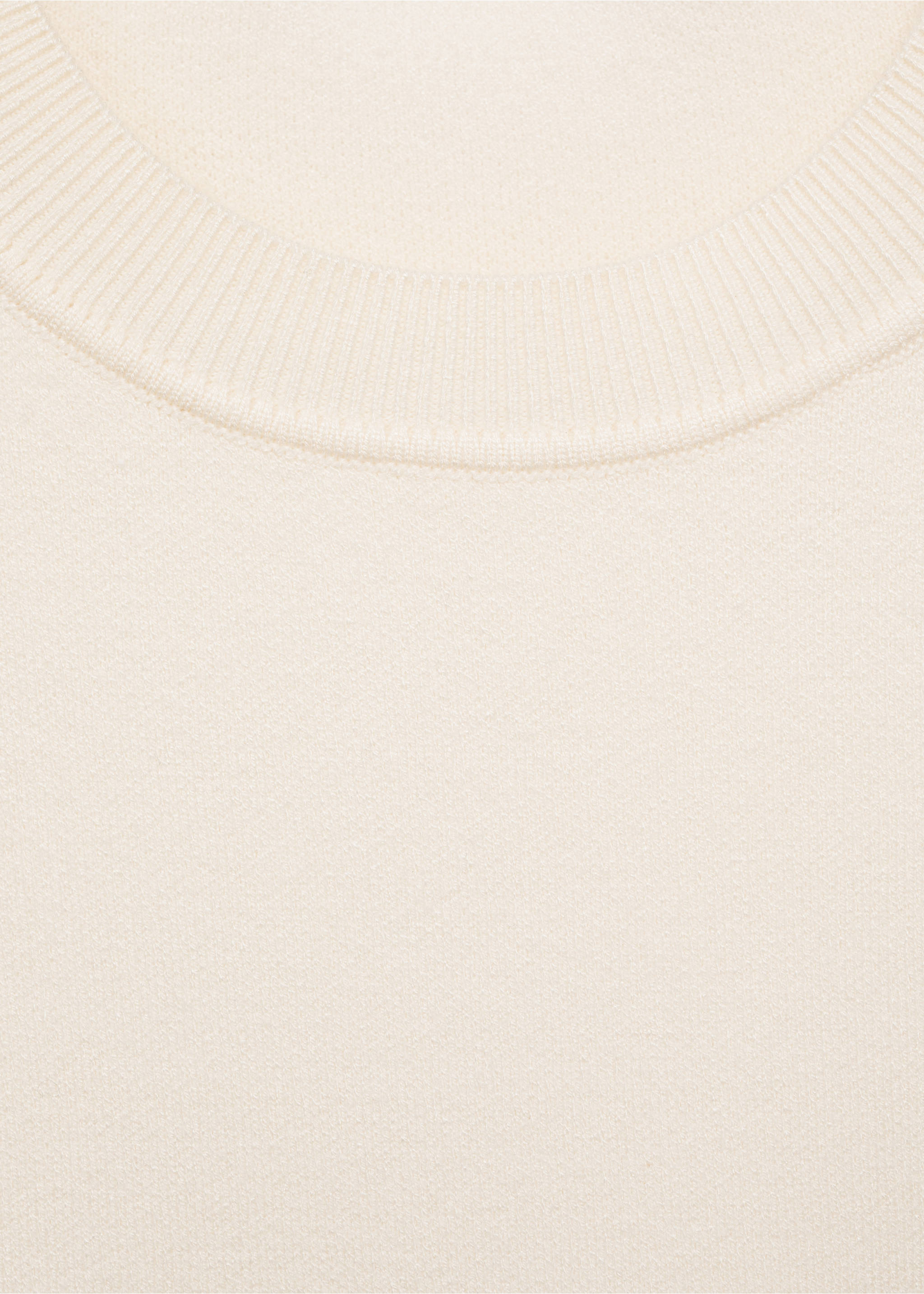 Pull-over maille fine manches courtes - Détail de l'article 8, Blanc. Ref: 87023274-00.