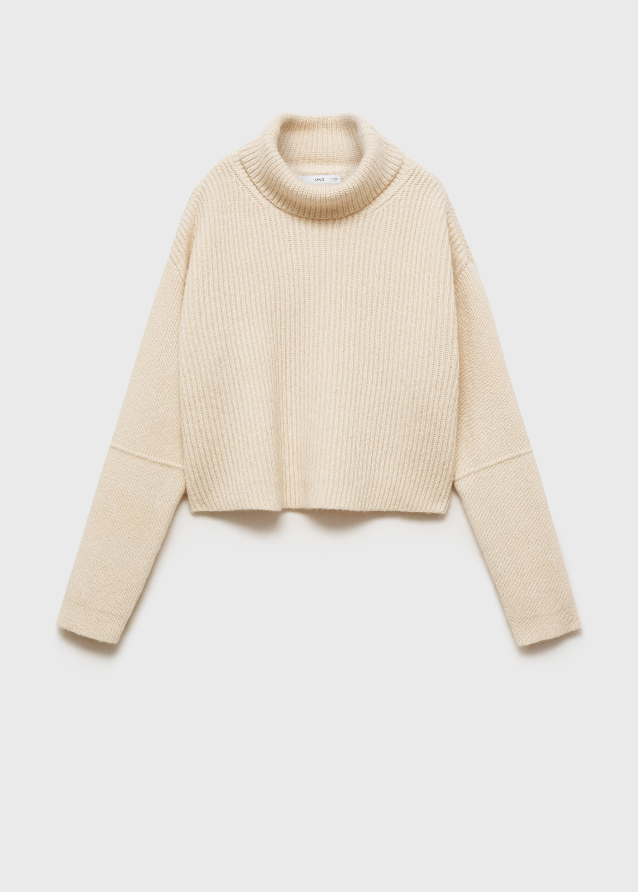 Jersey mezcla lana cuello vuelto - Artículo sin modelo