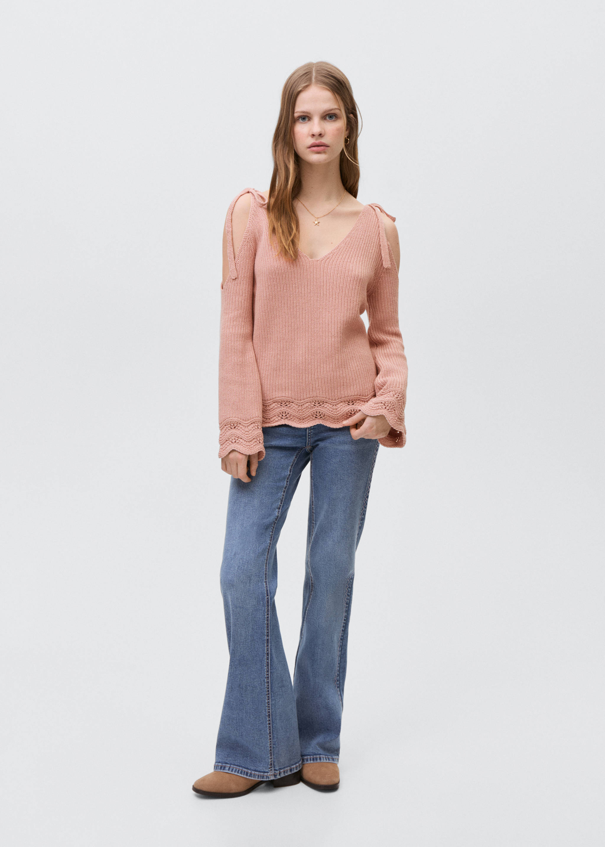 Cut-Out-Sweatshirt - Allgemeine Ansicht