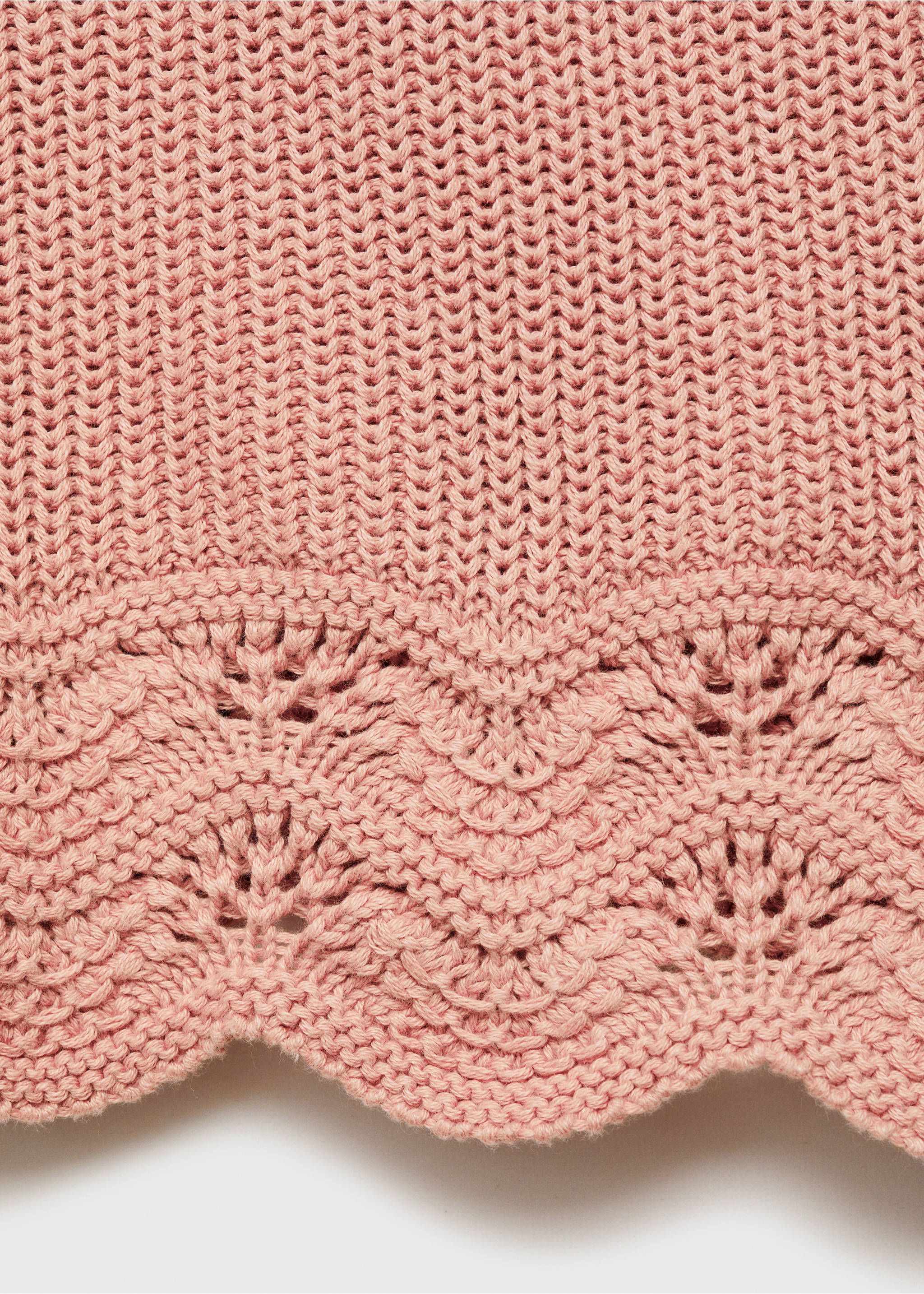 Cut-Out-Sweatshirt - Detail des Artikels 8, Pastellrosa. Ref: 87023278-00.