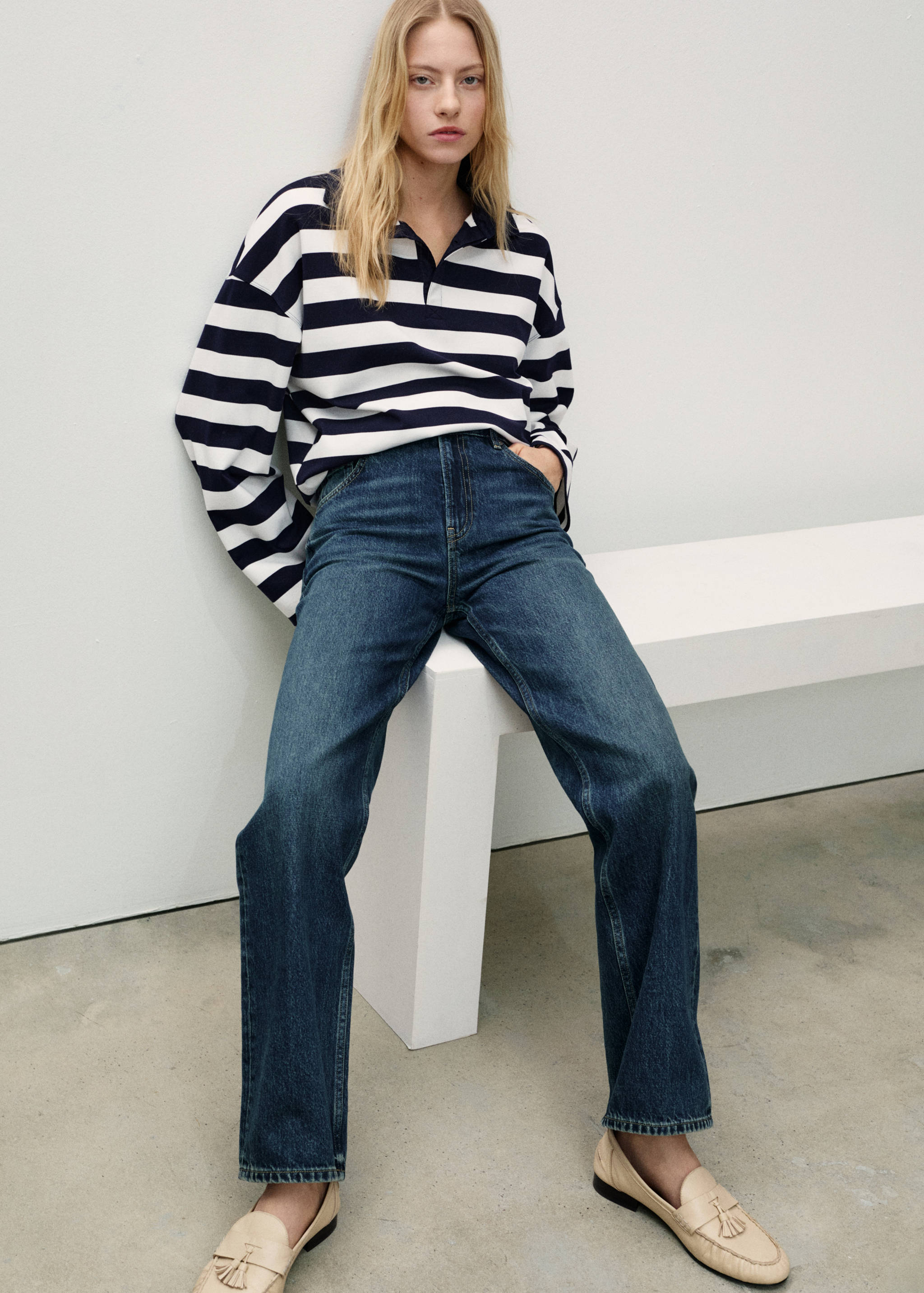 Miami medium-rise straight-fit jeans - Details of the article 2