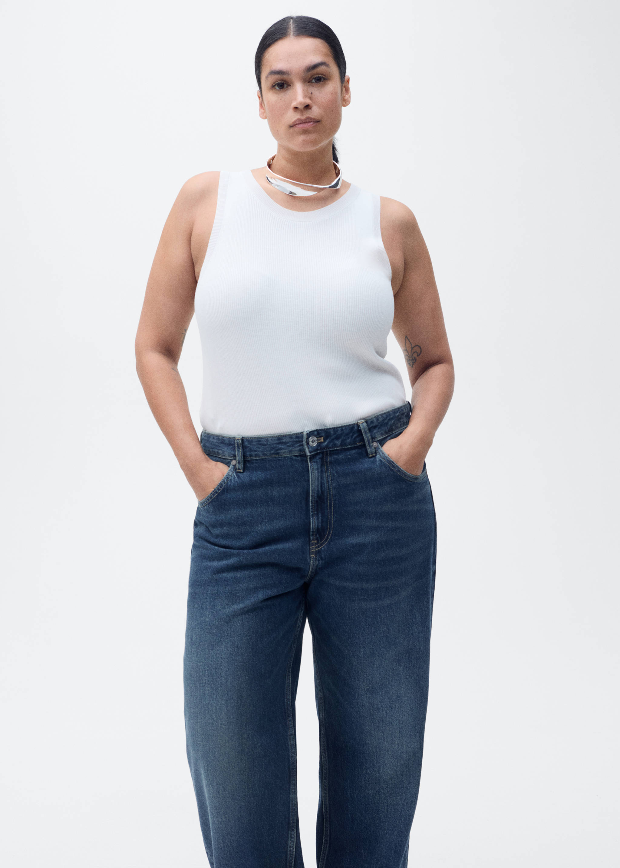 Miami medium-rise straight-fit jeans - Details of the article 5