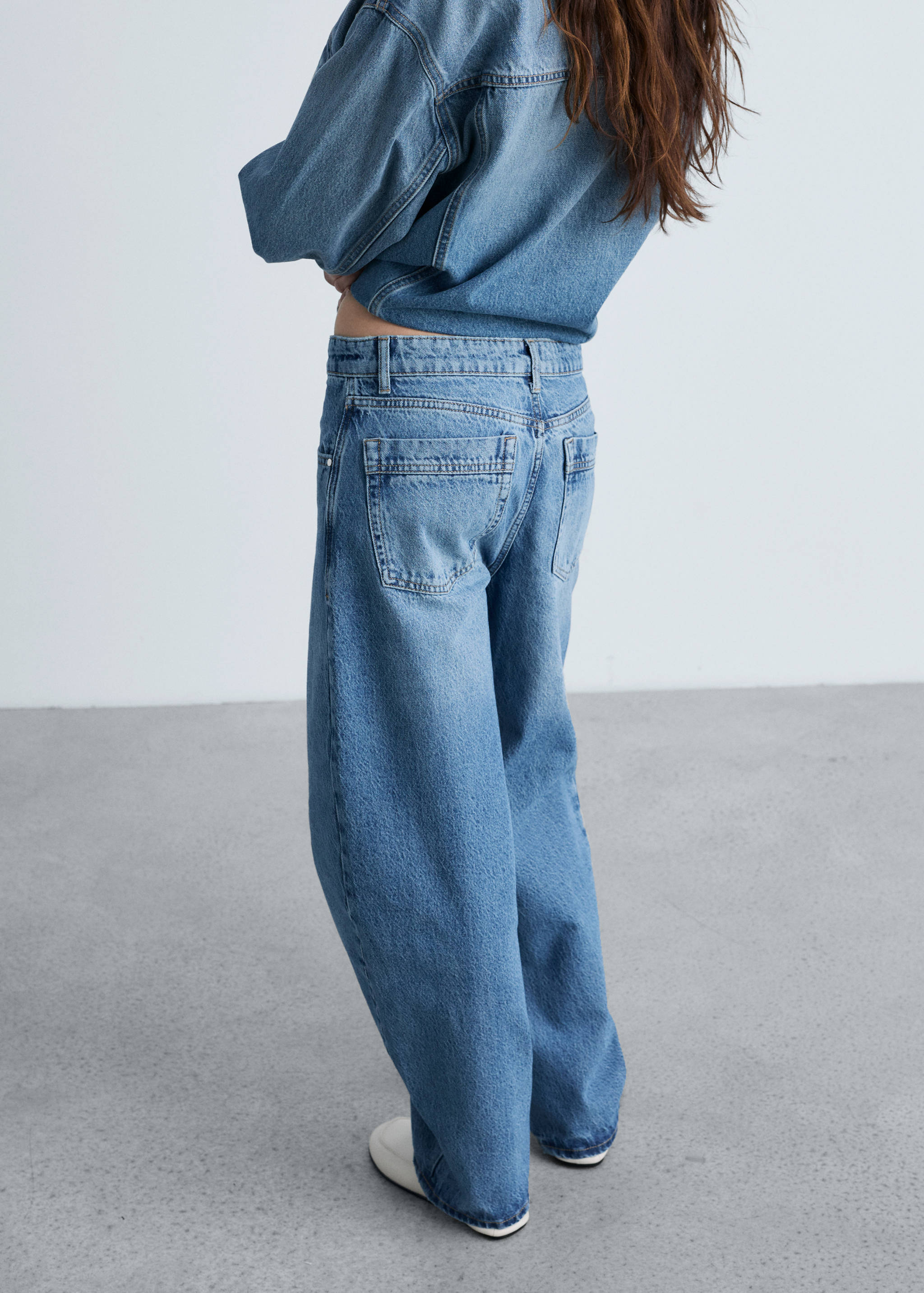 Jeans balloon tiro medio - Reverso del artículo