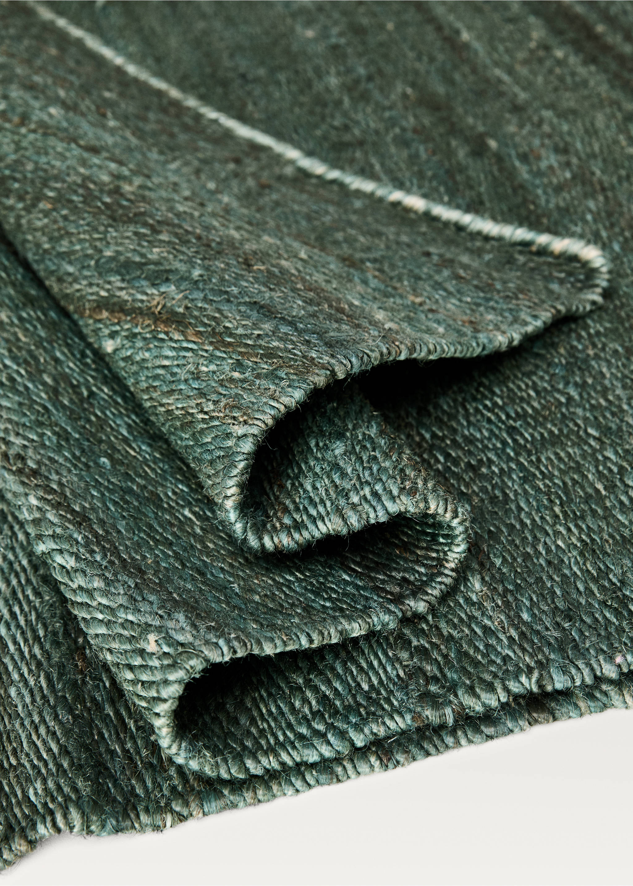 Overdyed geflochtener Teppich - Detail des Artikels 1, Grün. Ref: 87023295-00.