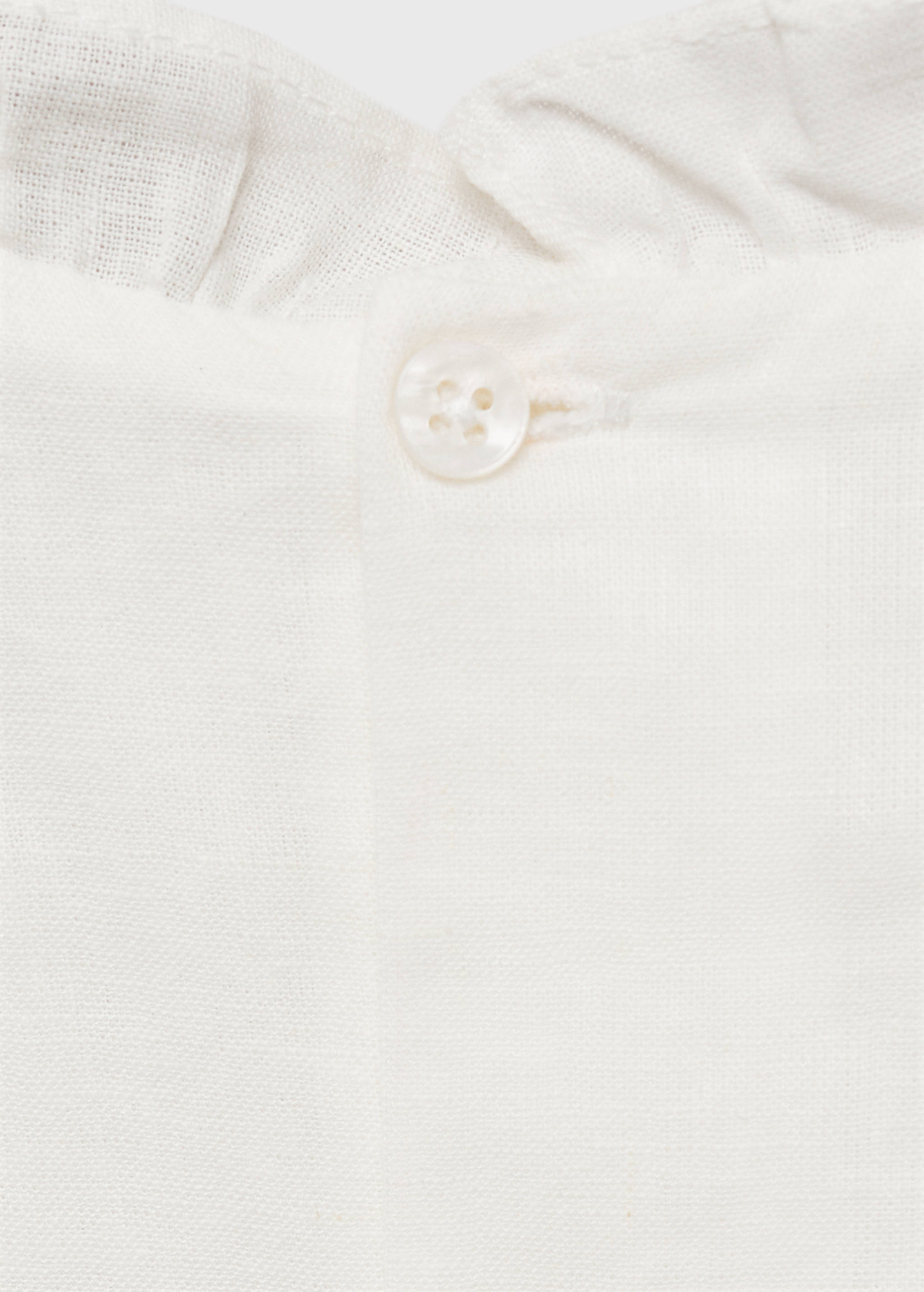 Ruffled linen dress - Details of the article 0