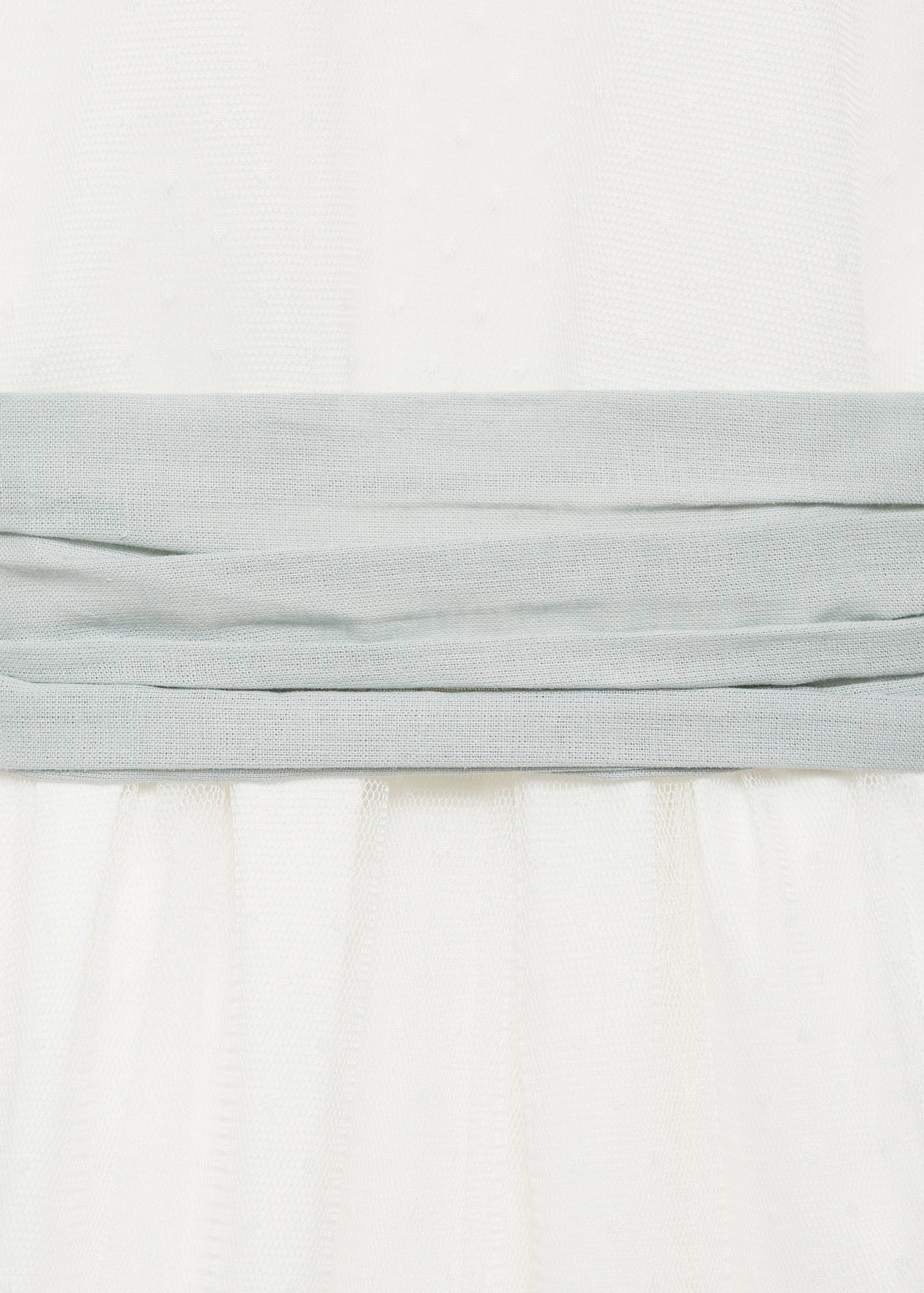 Plumetis-Kleid mit Schleife - Detail des Artikels 8