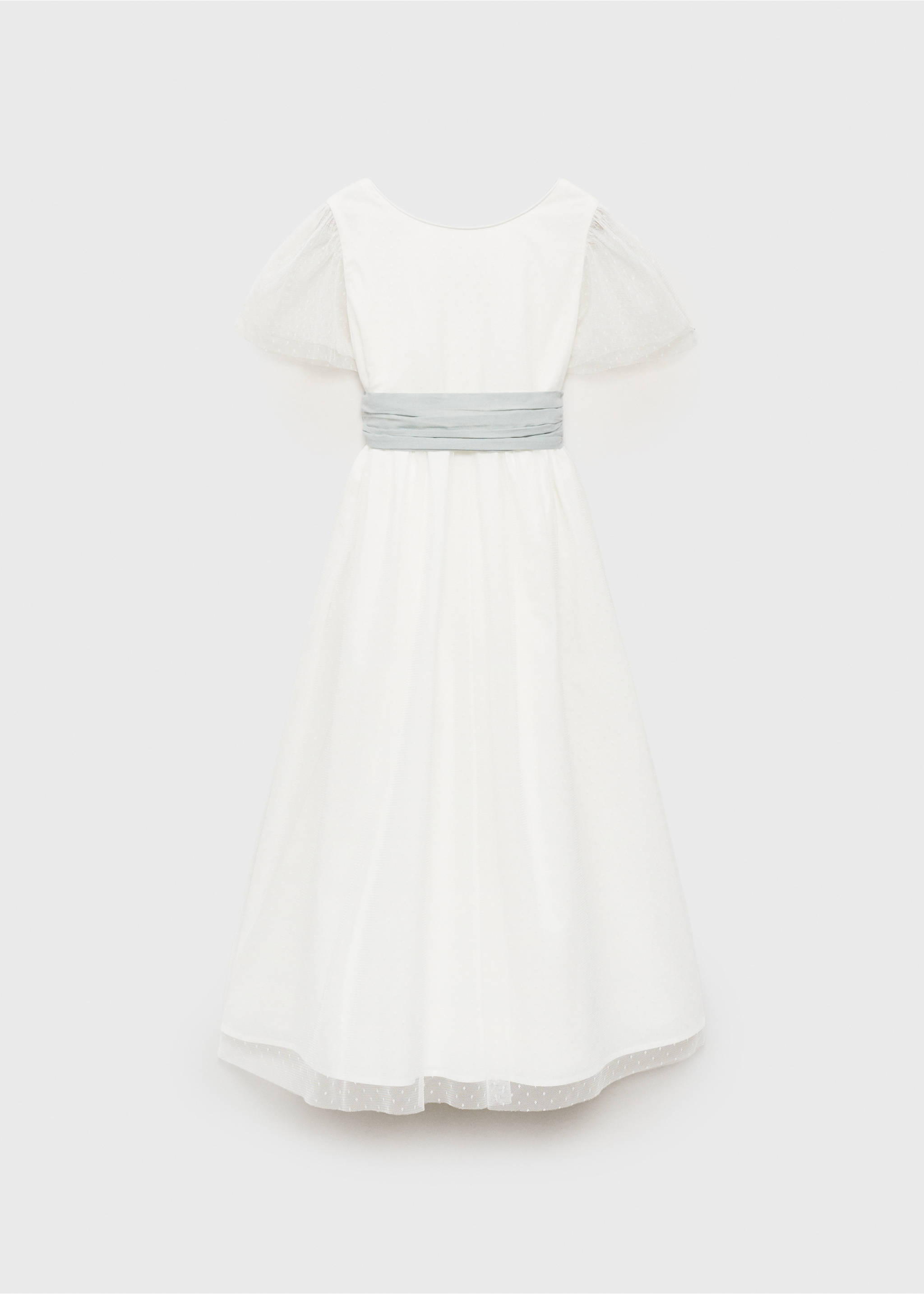 Robe plumetis nœud - Article sans modèle, Blanc. Ref: 87023640-00.