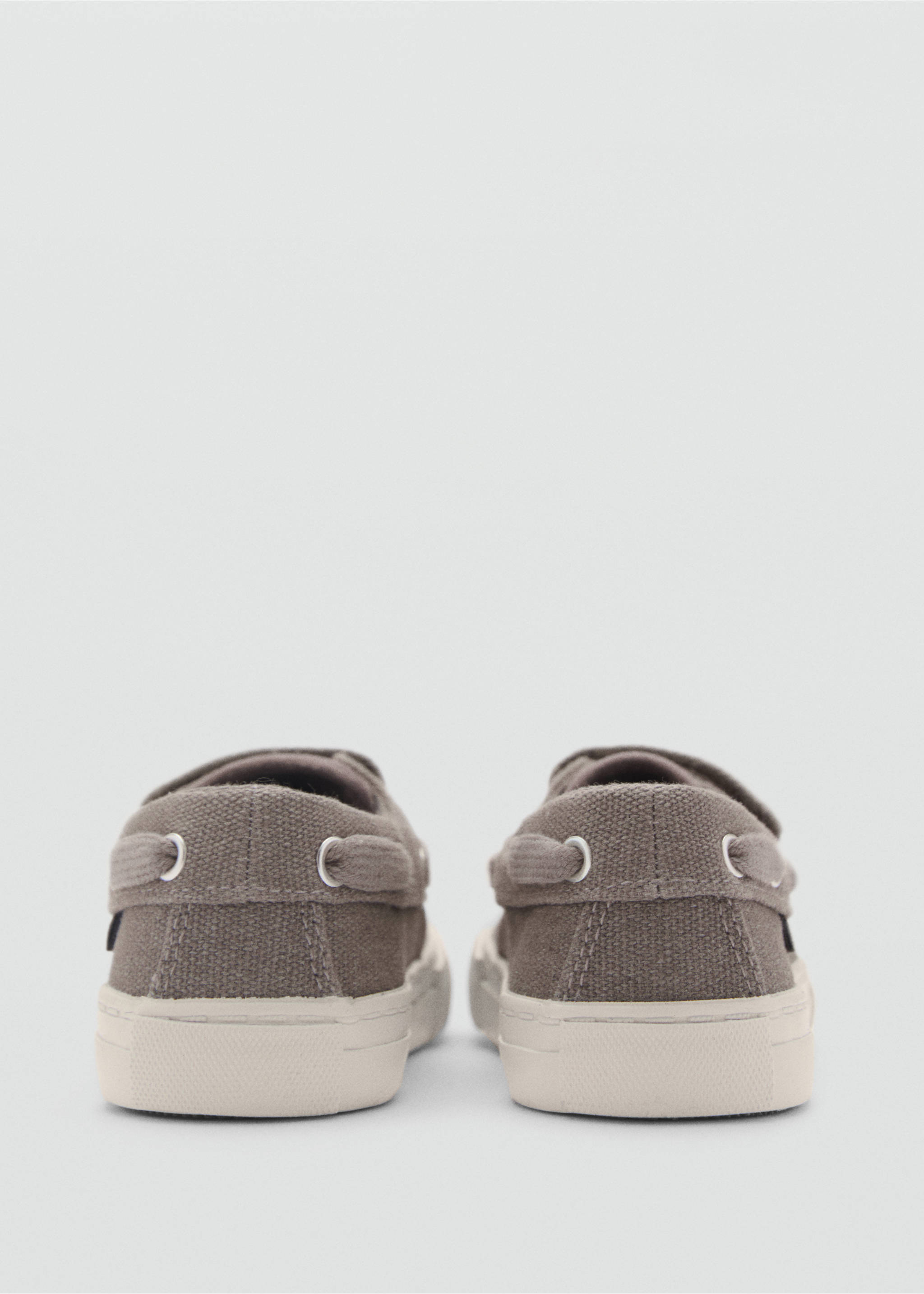 Nautical velcro sneakers - Details of the article 2, Grey. Ref: 87023643-00.
